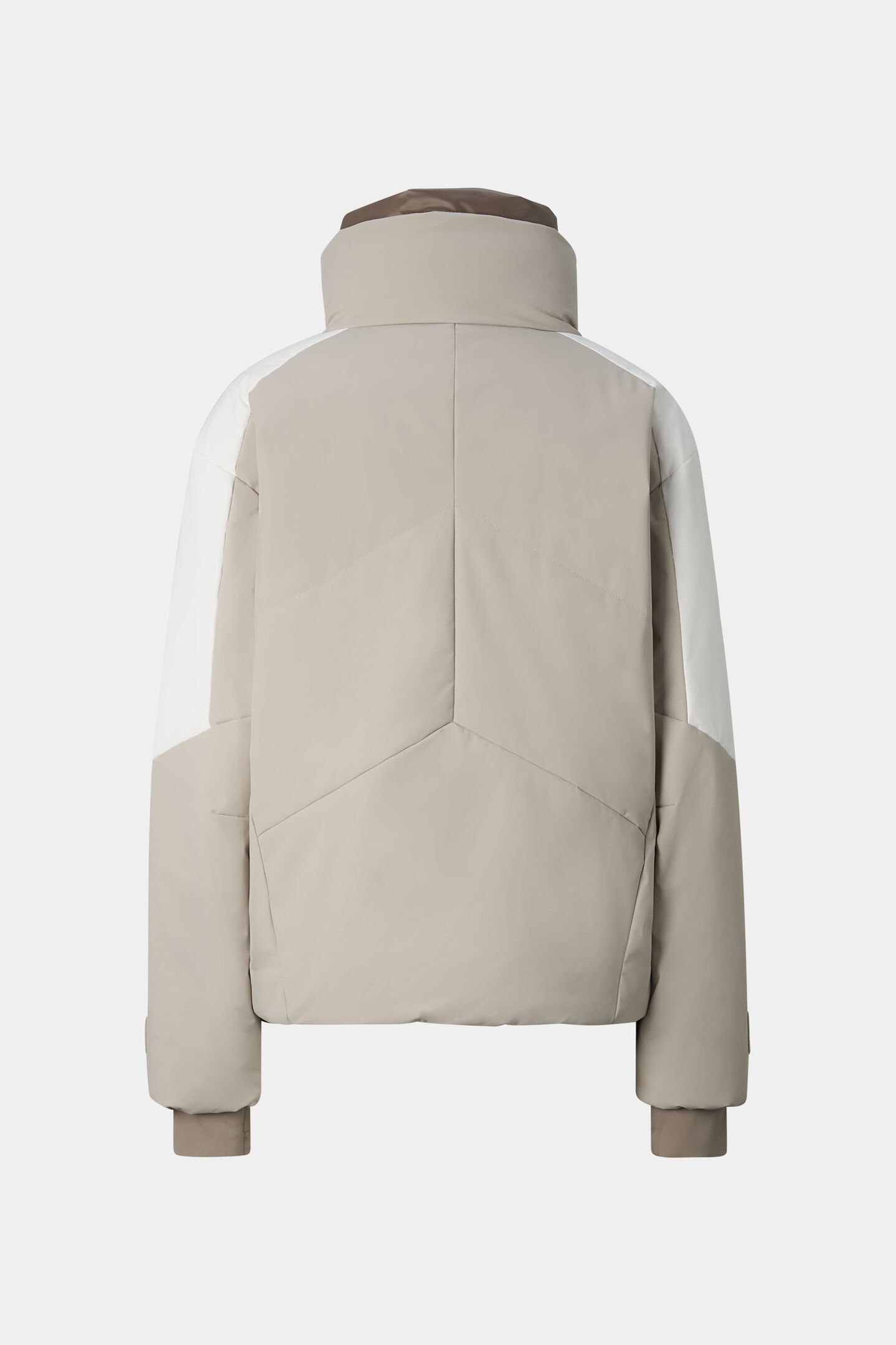 Skijacke Sasha Beige/Off-White