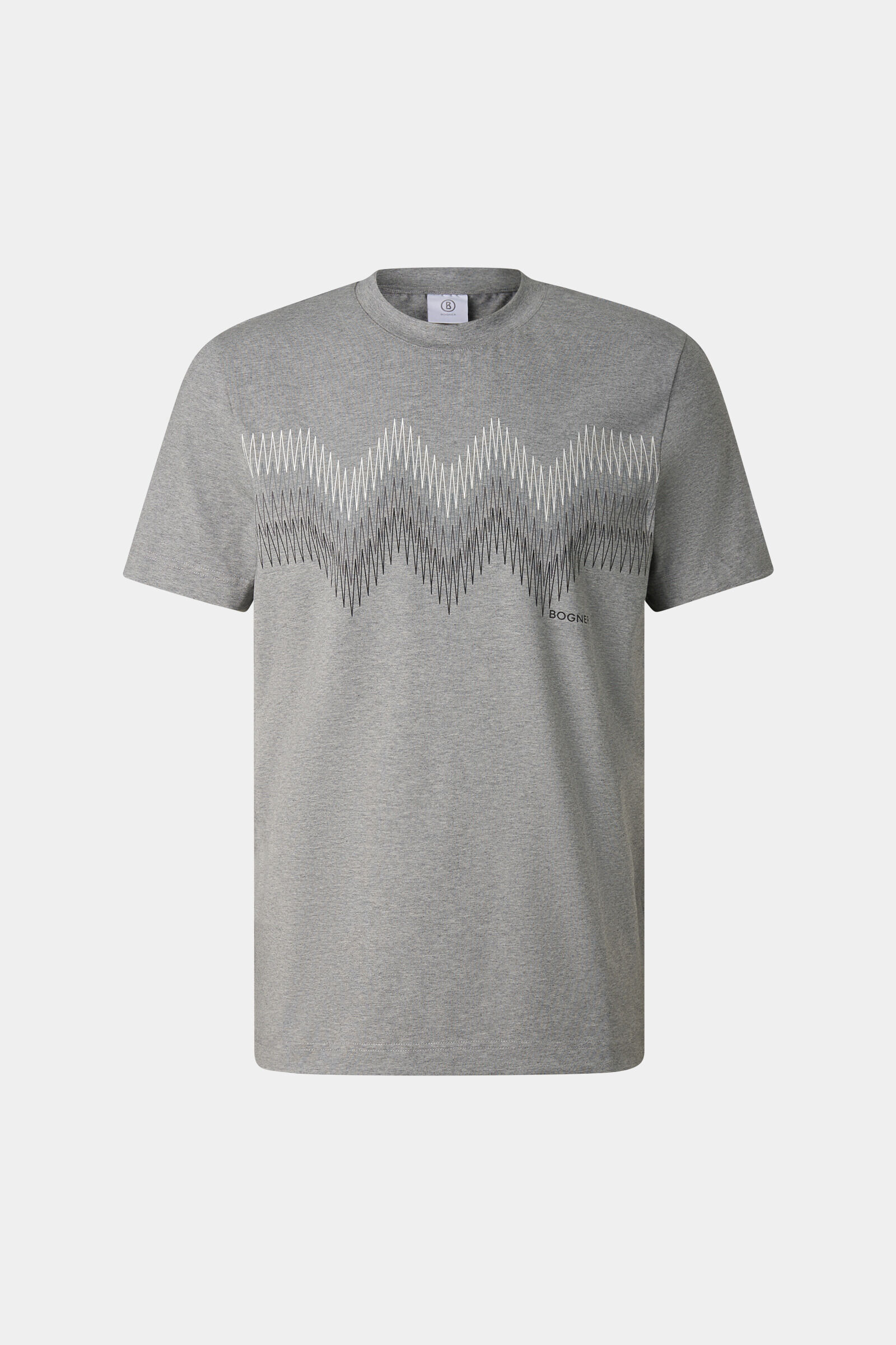 Baumwollmix-T-Shirt Ryan Grau