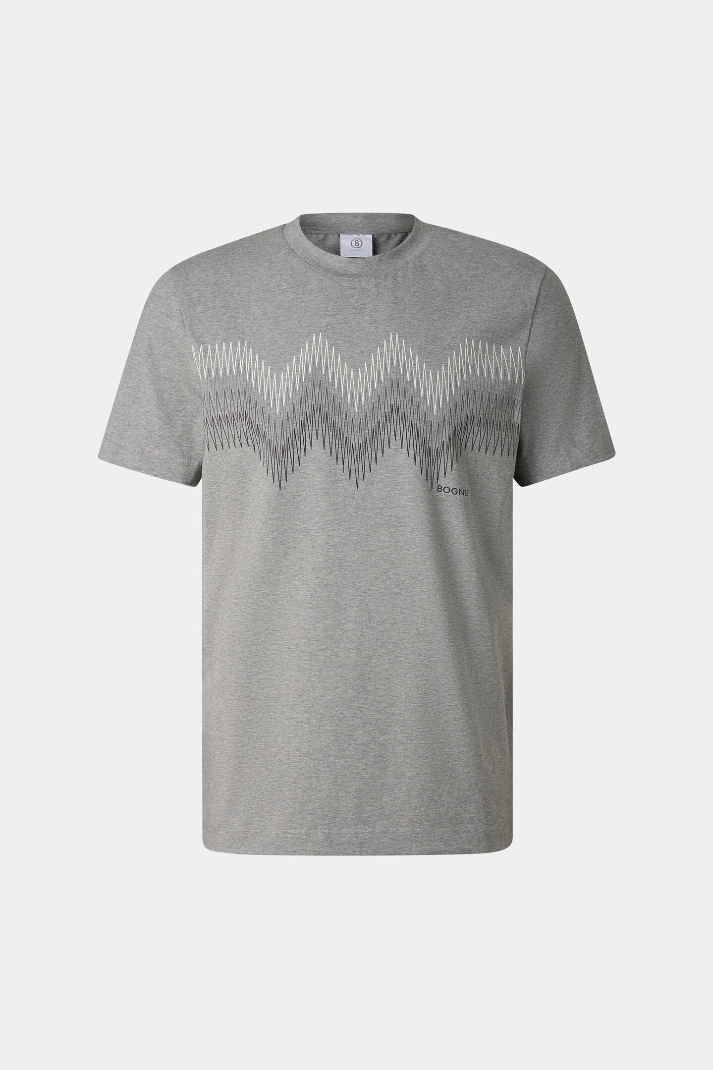 Baumwollmix-T-Shirt Ryan Grau