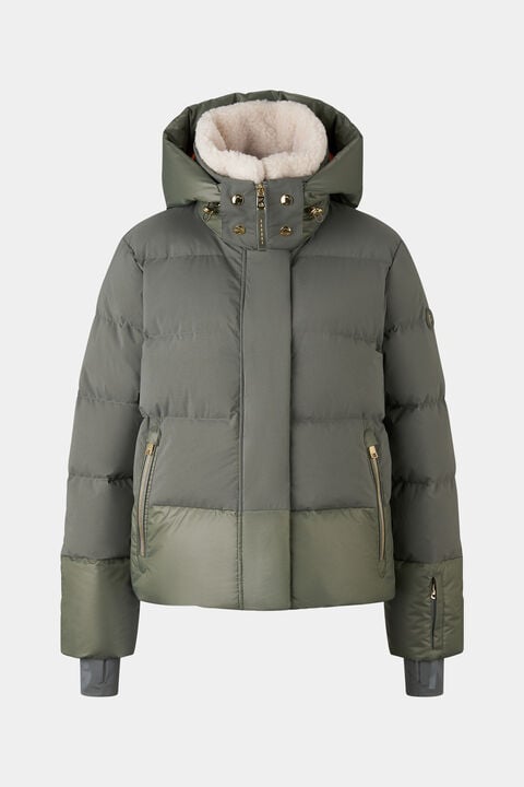 Maja down ski jacket Olive green Maja down ski jacket Olive green