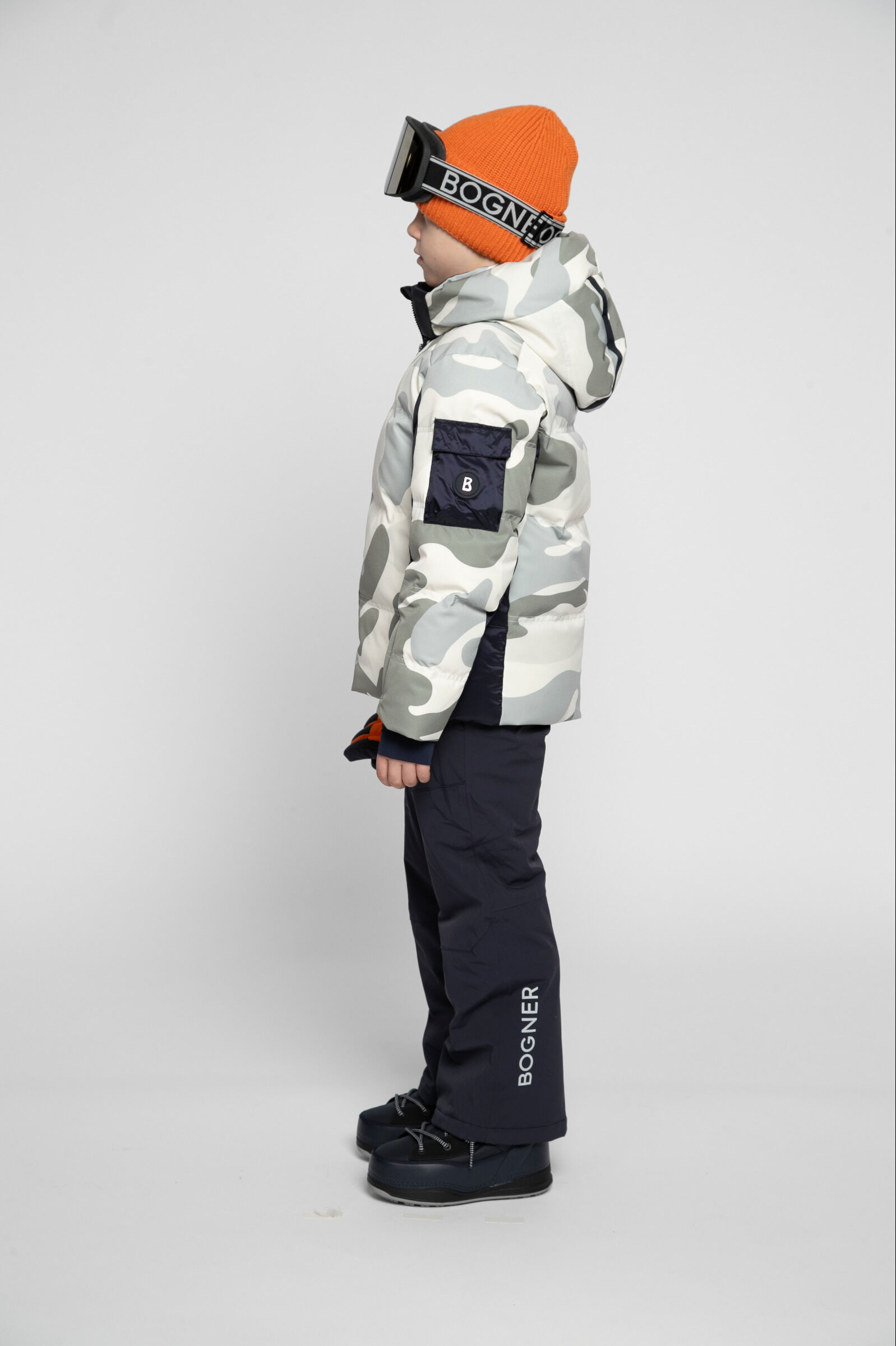 Kids ski trousers Yuki Navy blue