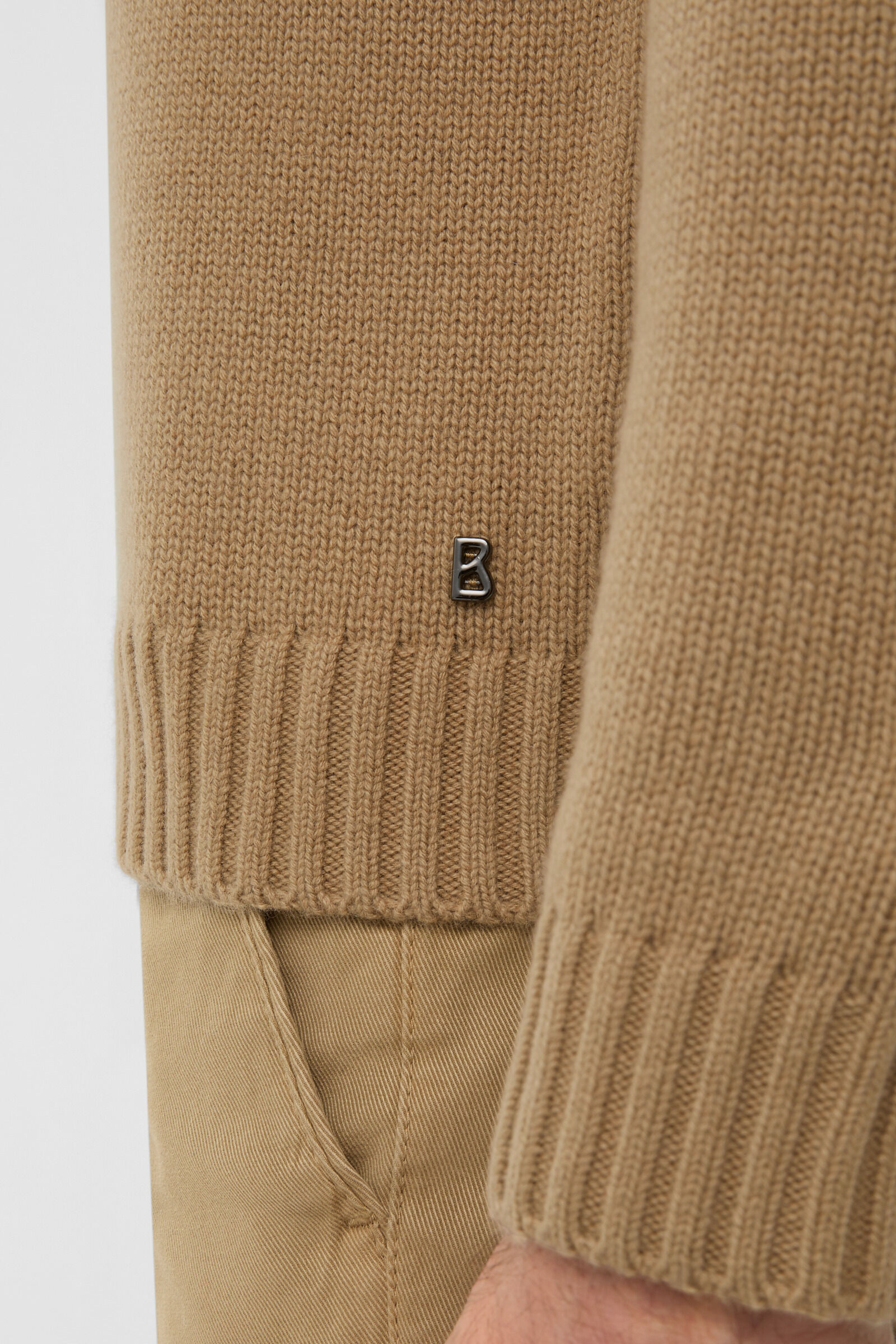 Norwegian jumper Ron Beige/green/orange