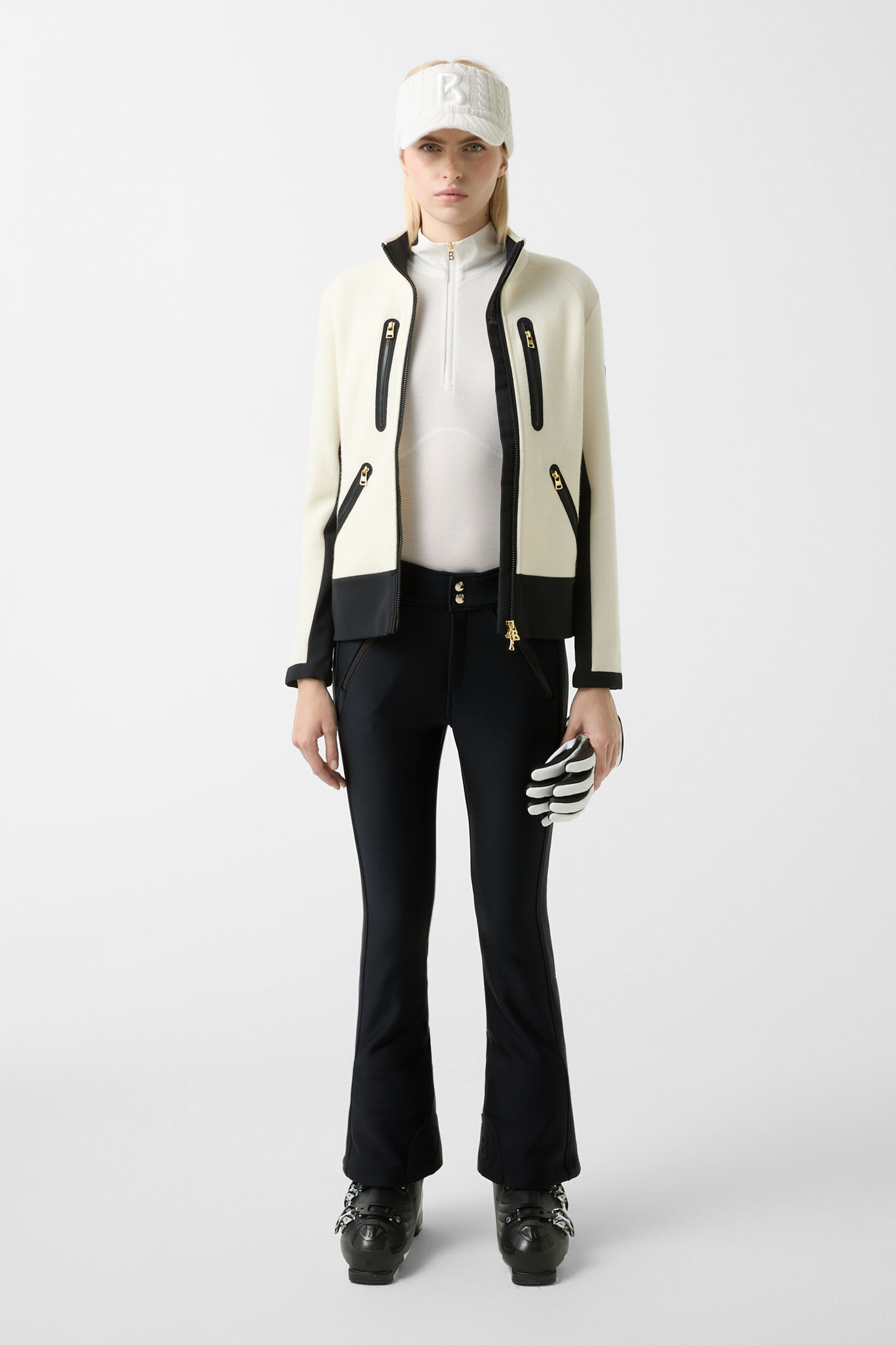 Hazel softshell ski trousers Black