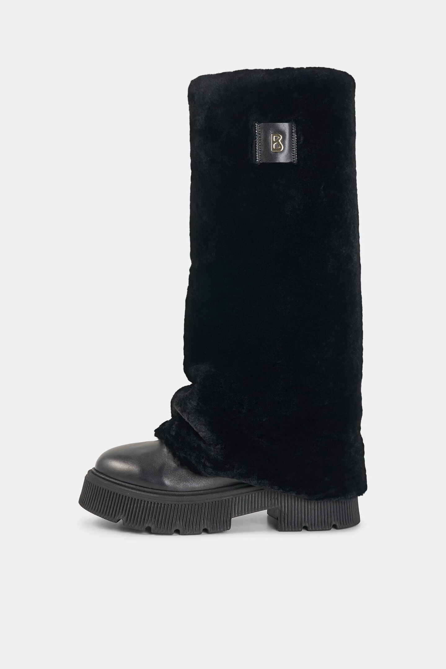 Turin lambskin boots Black