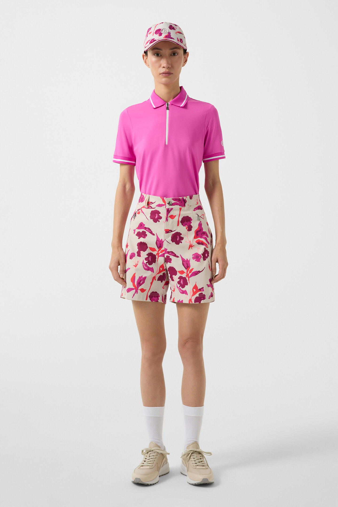 Rike functional shorts Beige/Pink