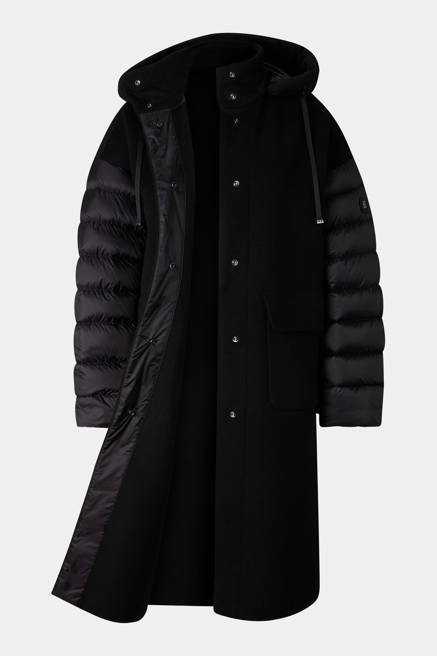 Trisha Reversible Down Coat Black