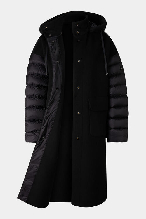 Trisha Reversible Down Coat Black
