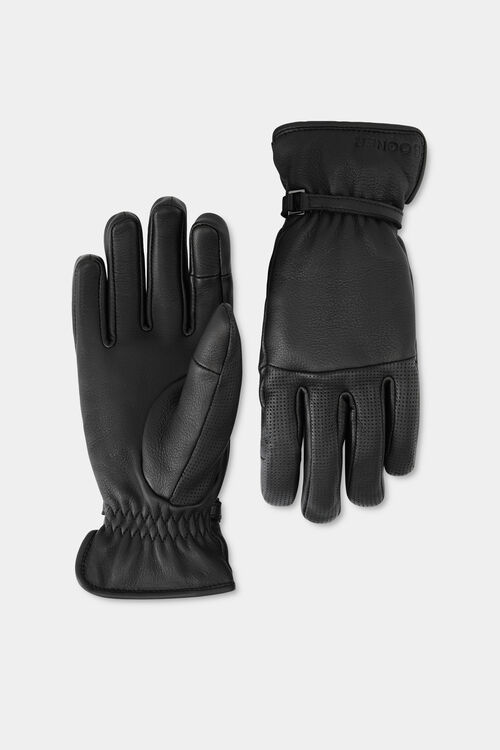 Leder-Handschuhe Tina Schwarz
