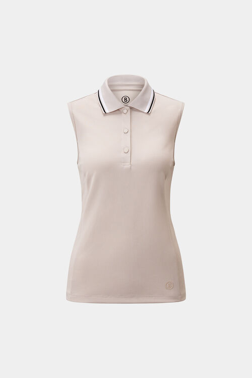 Funktions-Polo-Top Alessia Sand