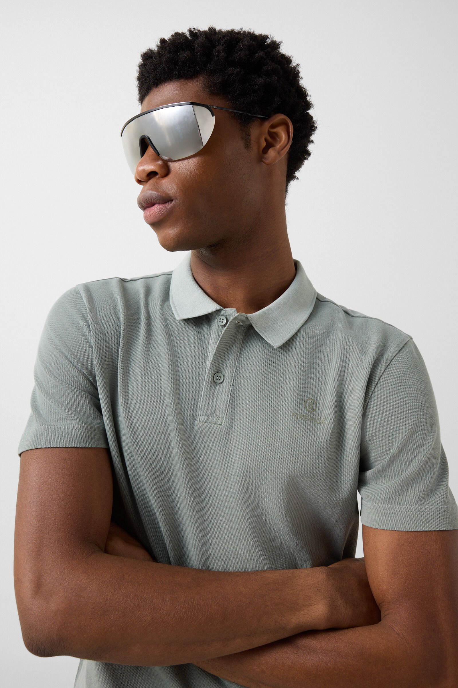 Ramon polo shirt Eucalyptus