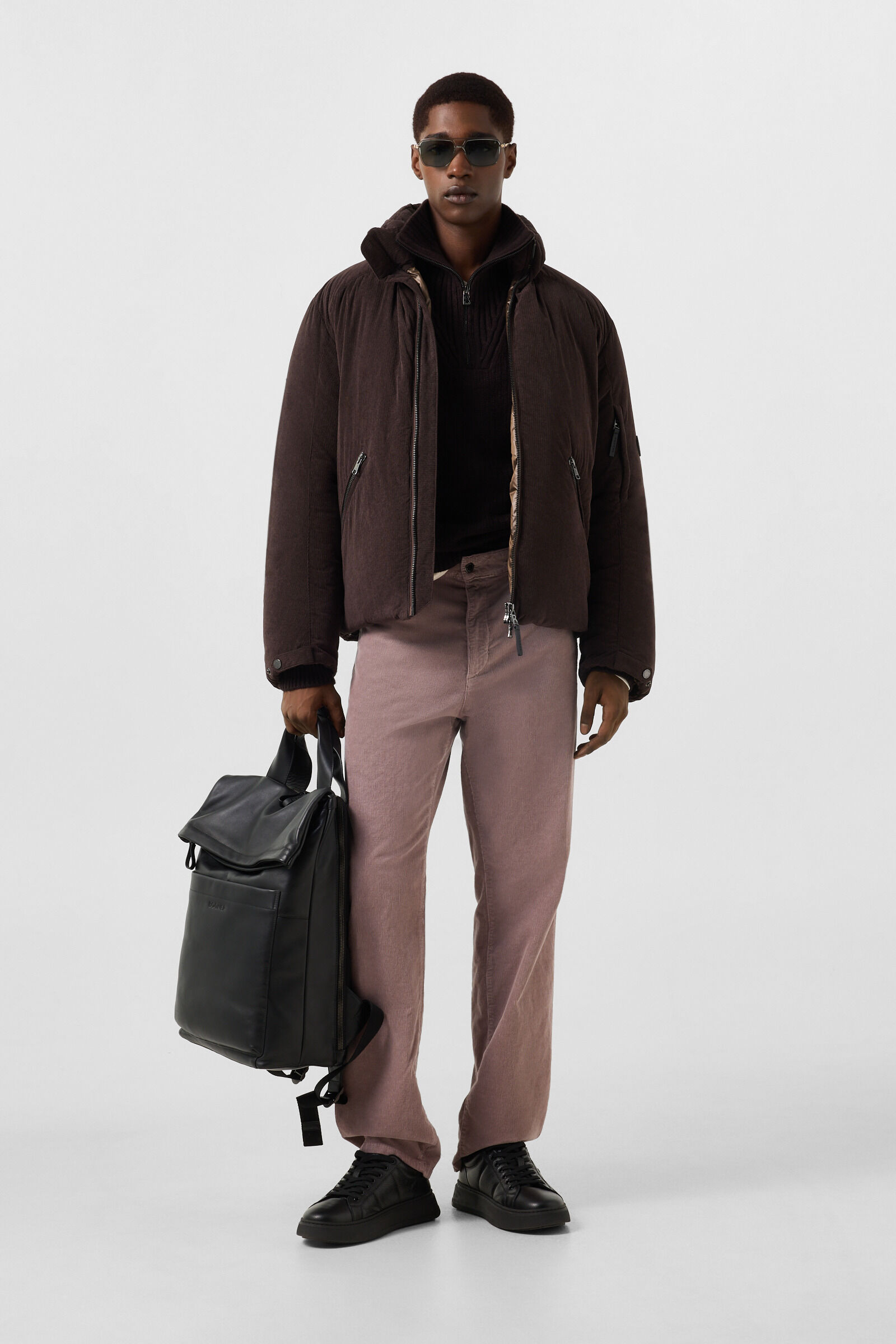 Cord-Daunenjacke Bert Coffee