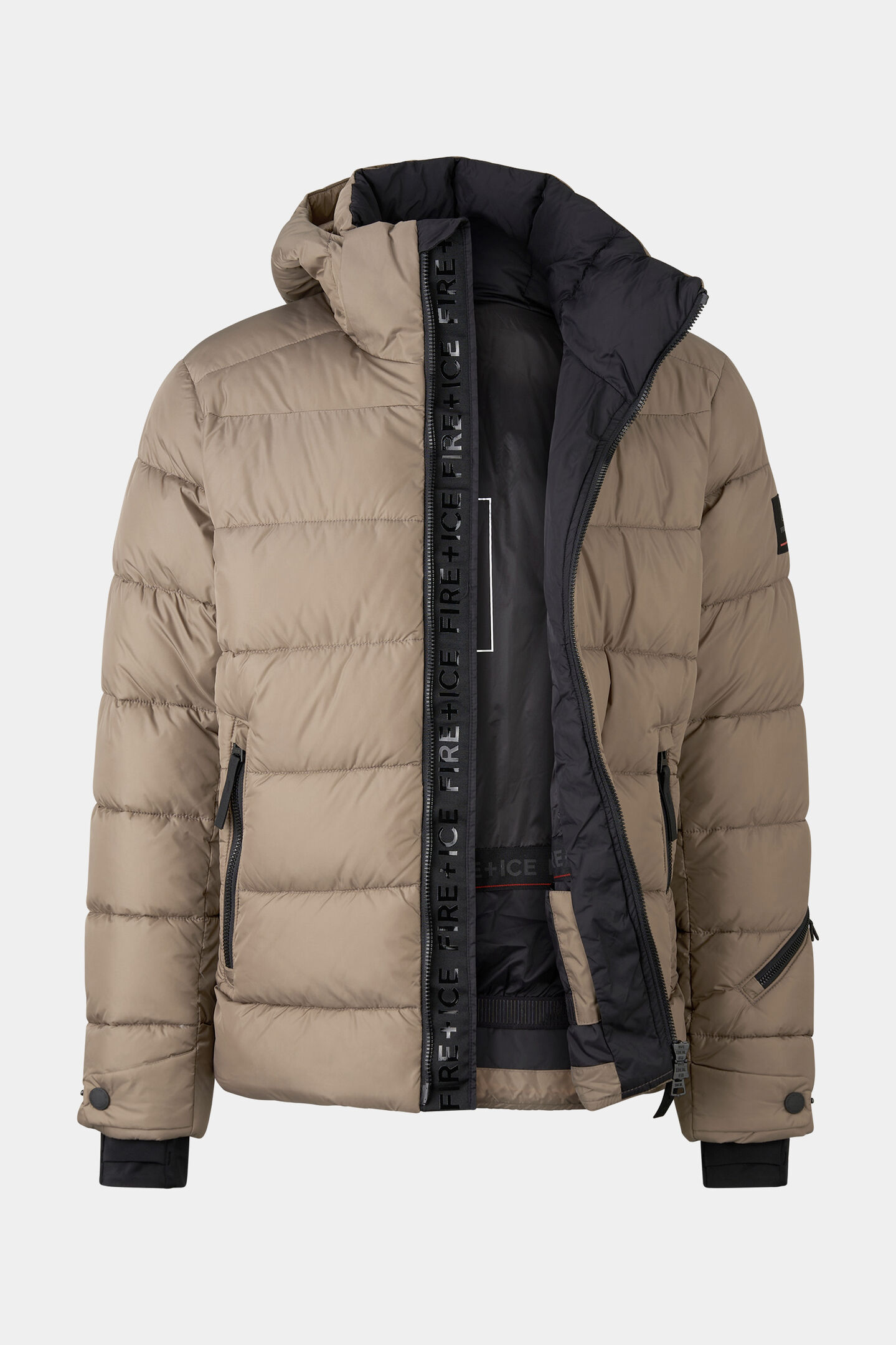 Skijacke Luka Karamell