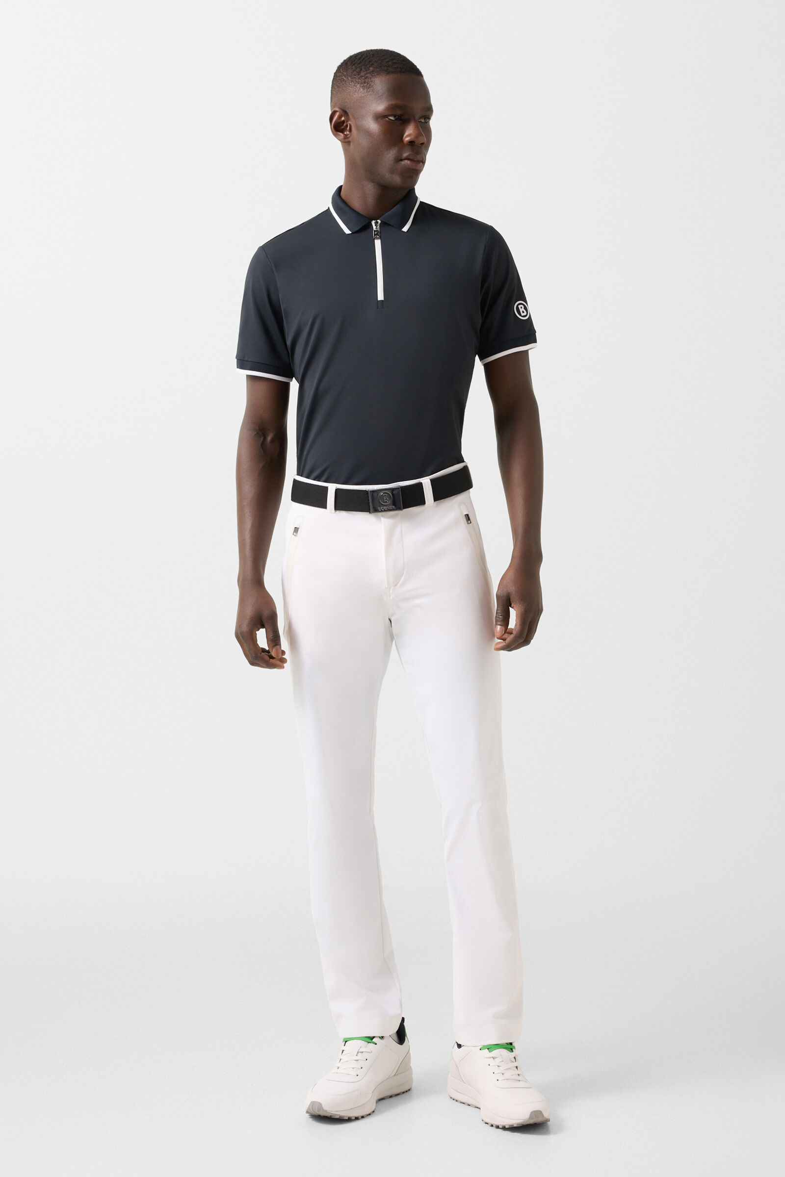 Funktions-Polo-Shirt Cody Schwarz