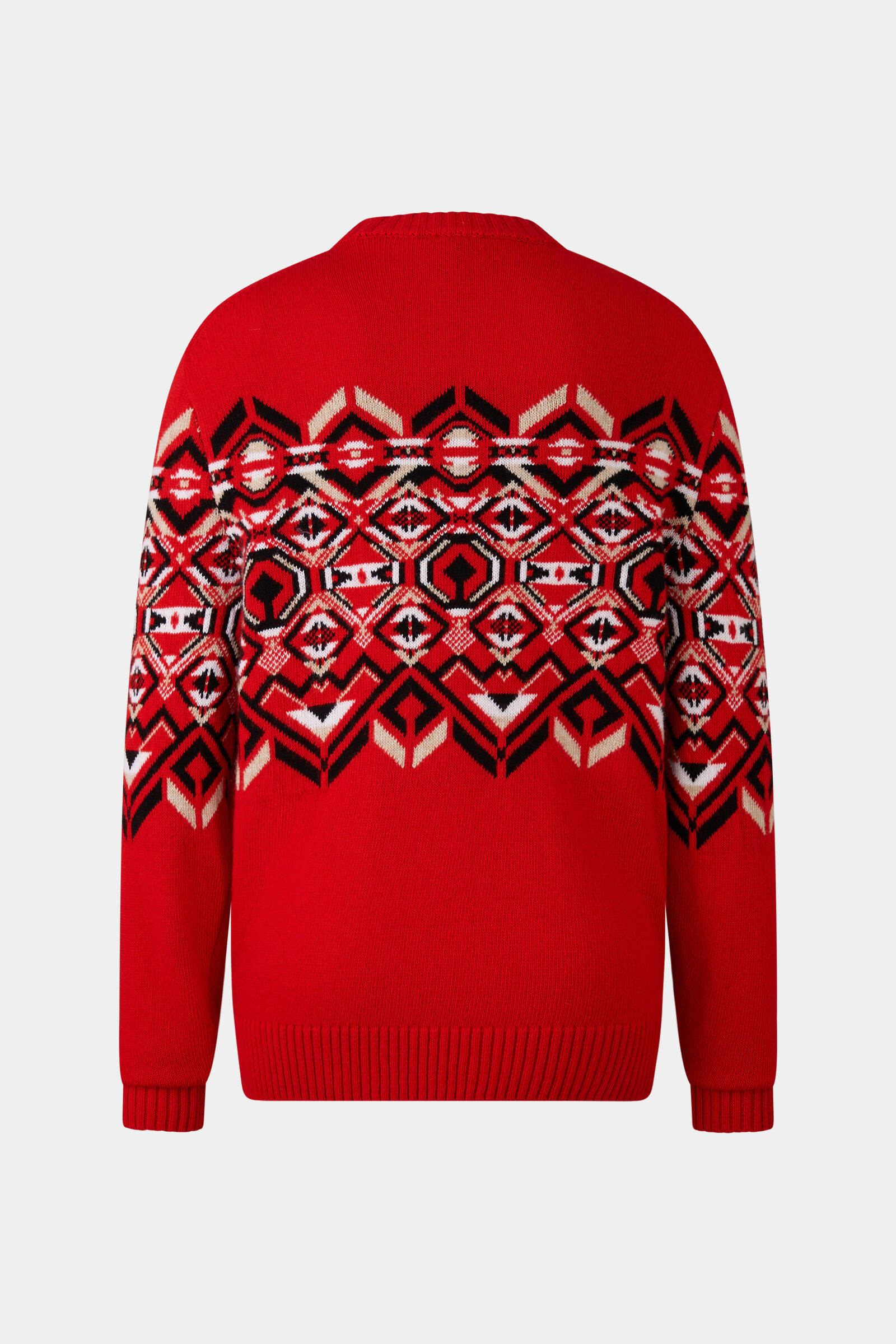 Norwegian pullover Luci Red/black