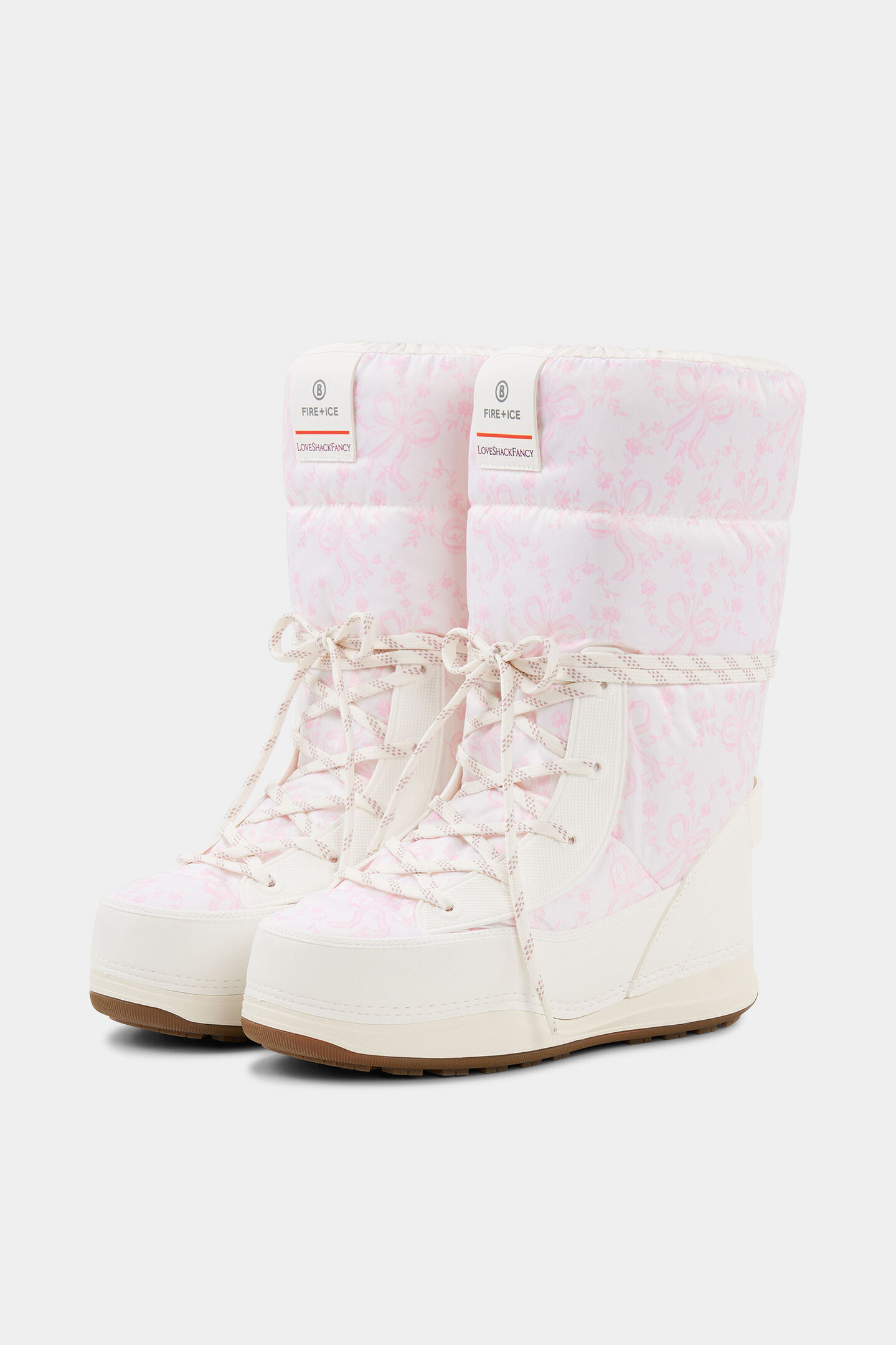 Snow boots Les Arcs Pink/Off-White