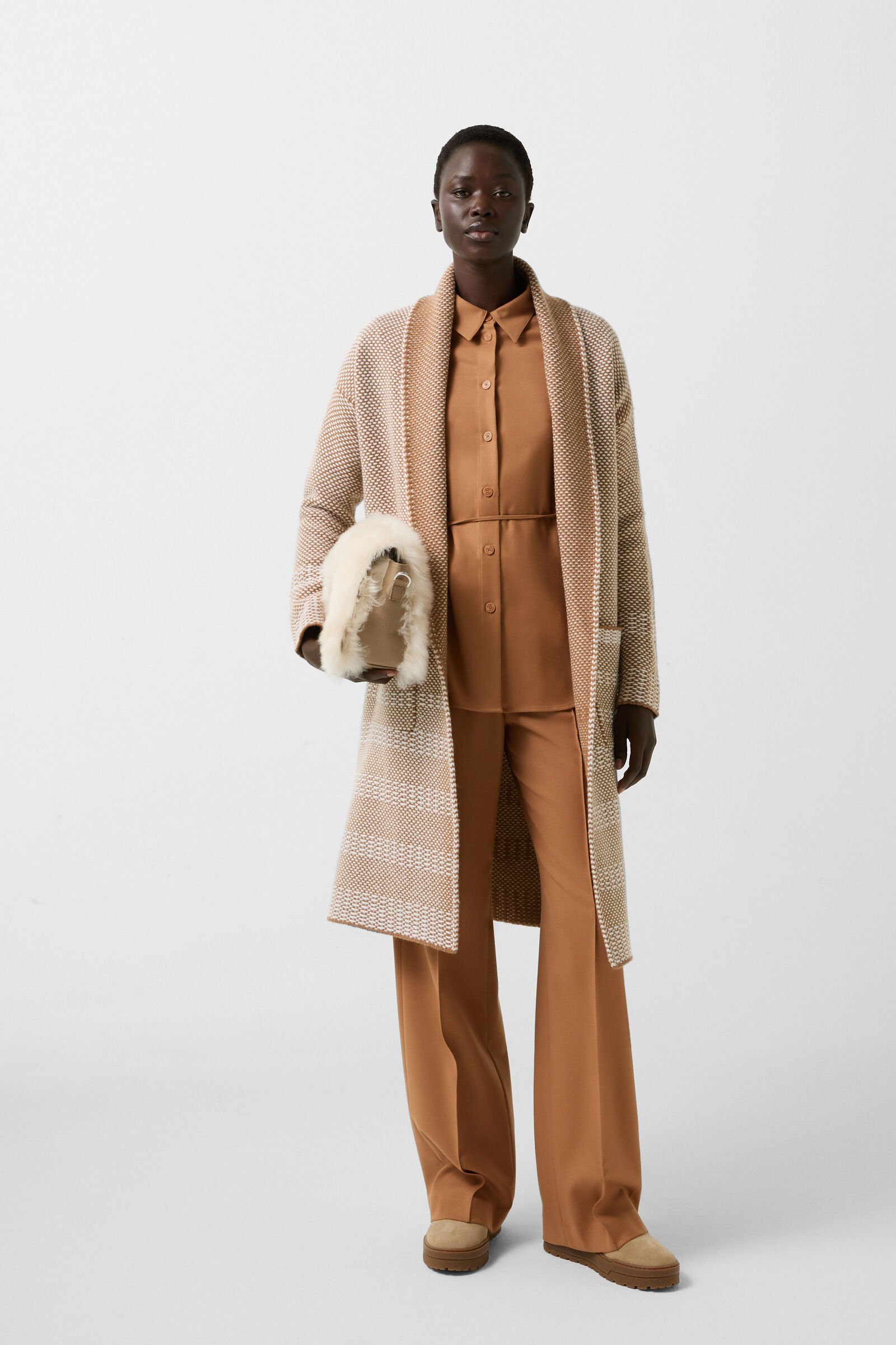 Ella flannel trousers Hazel