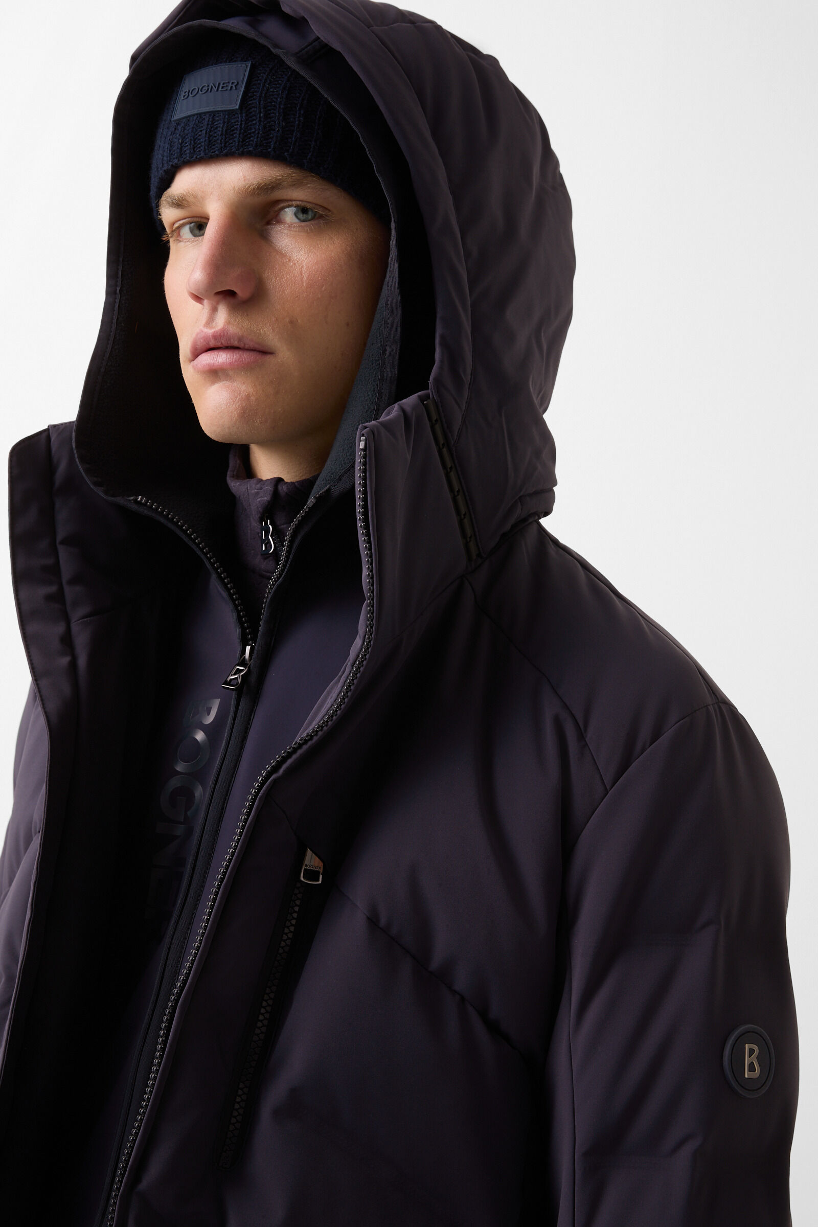 Jervis down ski jacket Navy blue