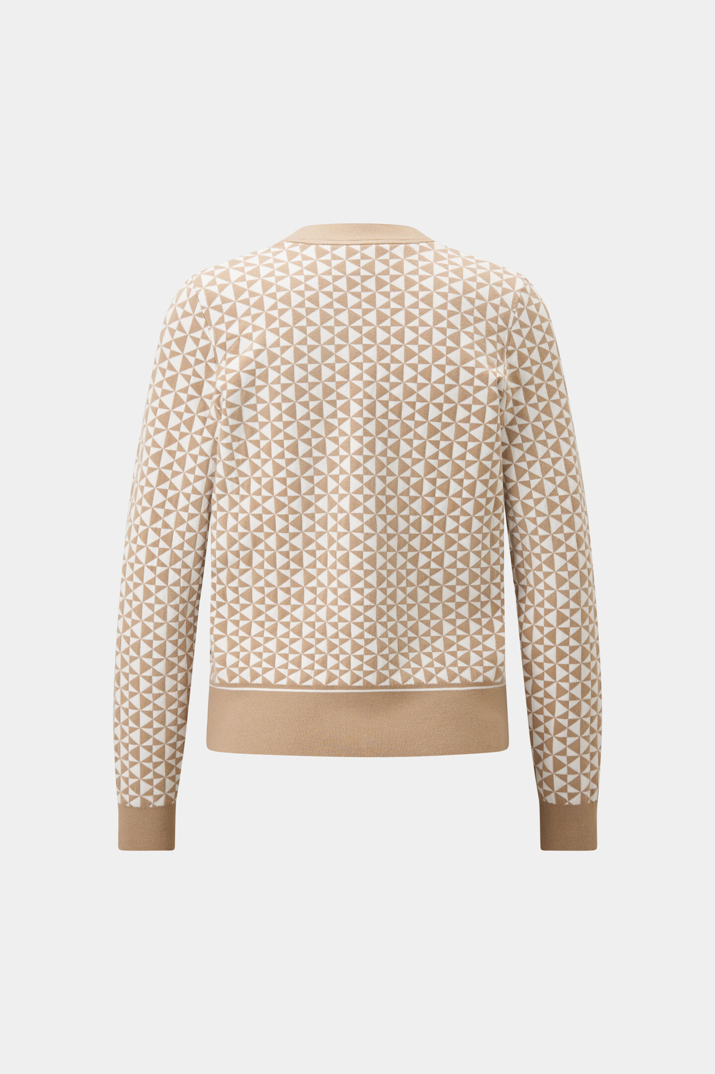 Strickjacke Ina Beige/Off-White