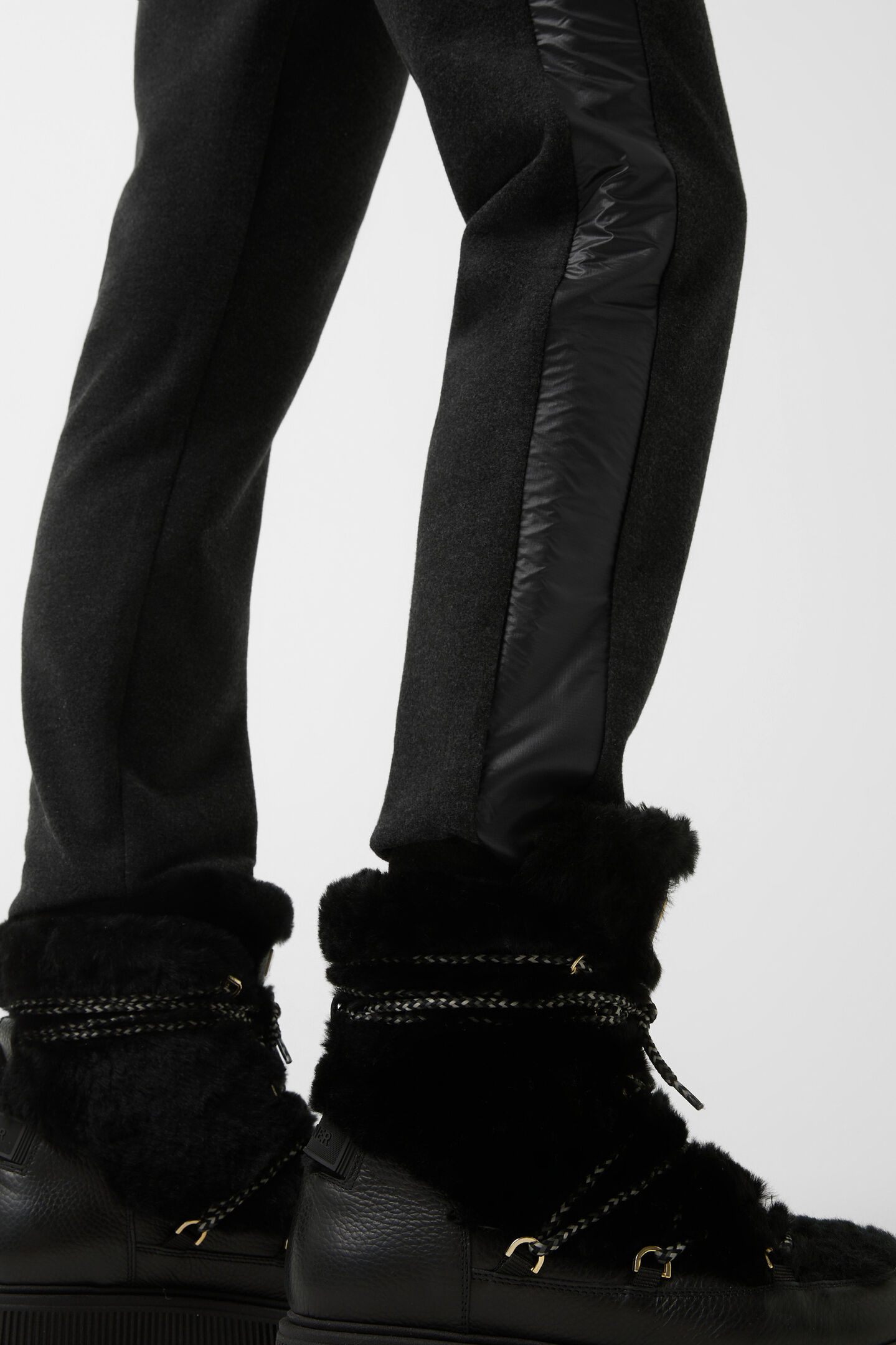 Flanell-Hose Kimmie Anthrazit