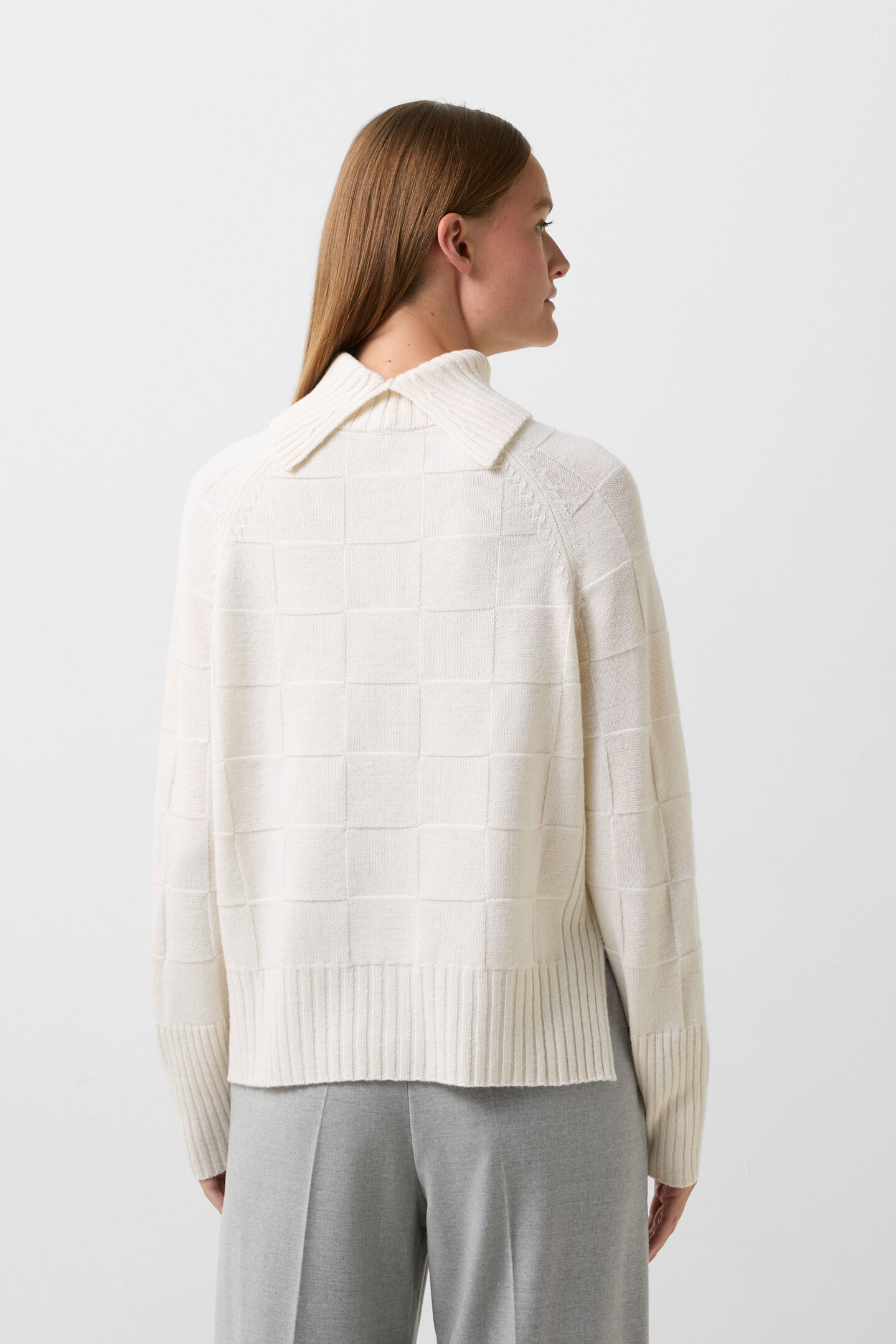 Rollkragenpullover Lake Creme