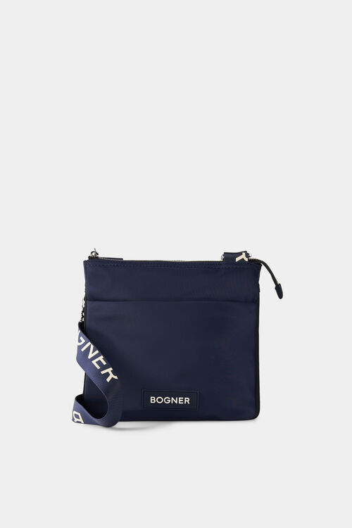 Schultertasche Saxon Serena Dunkelblau