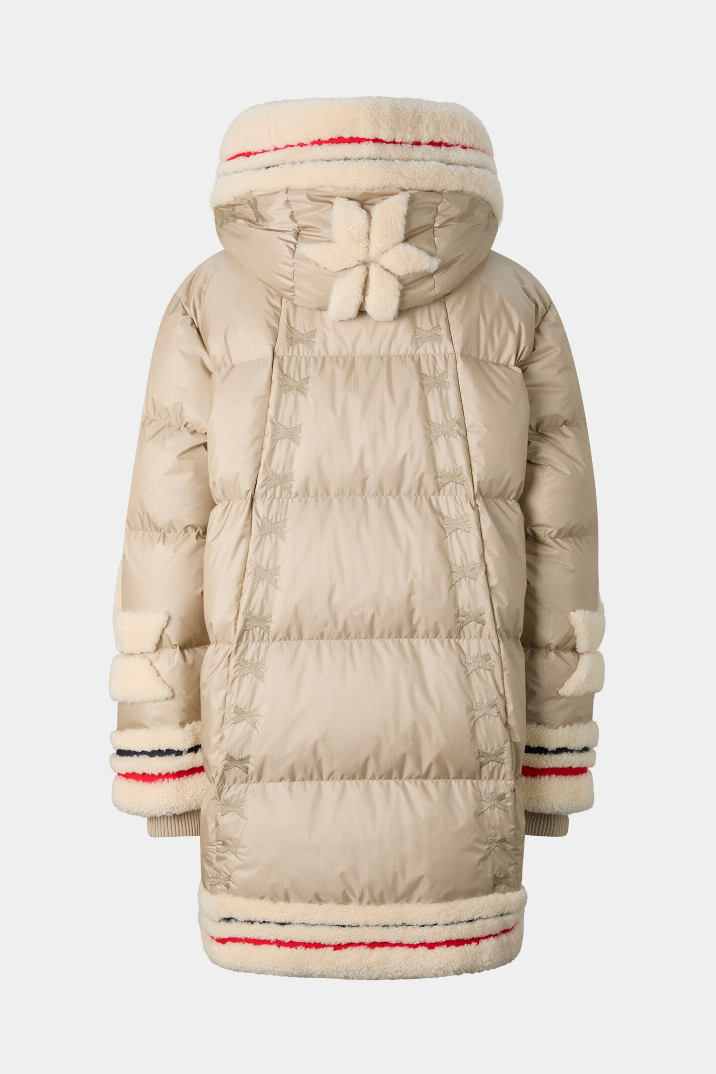 Fia Quilted Coat Beige