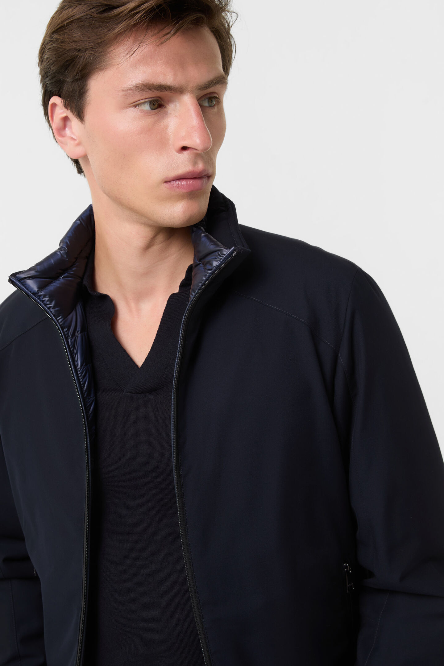 Conno lightweight down jacket Navy blue