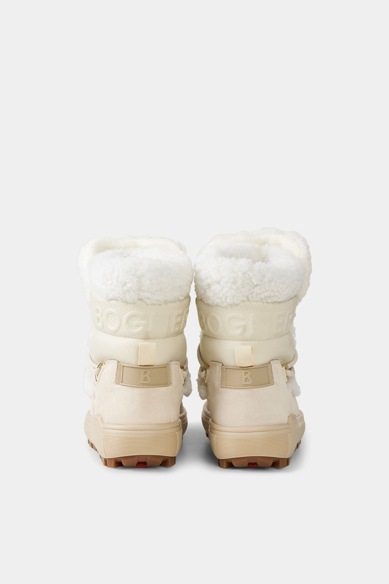 Snow Boots Chamonix mit Spikes Off-White