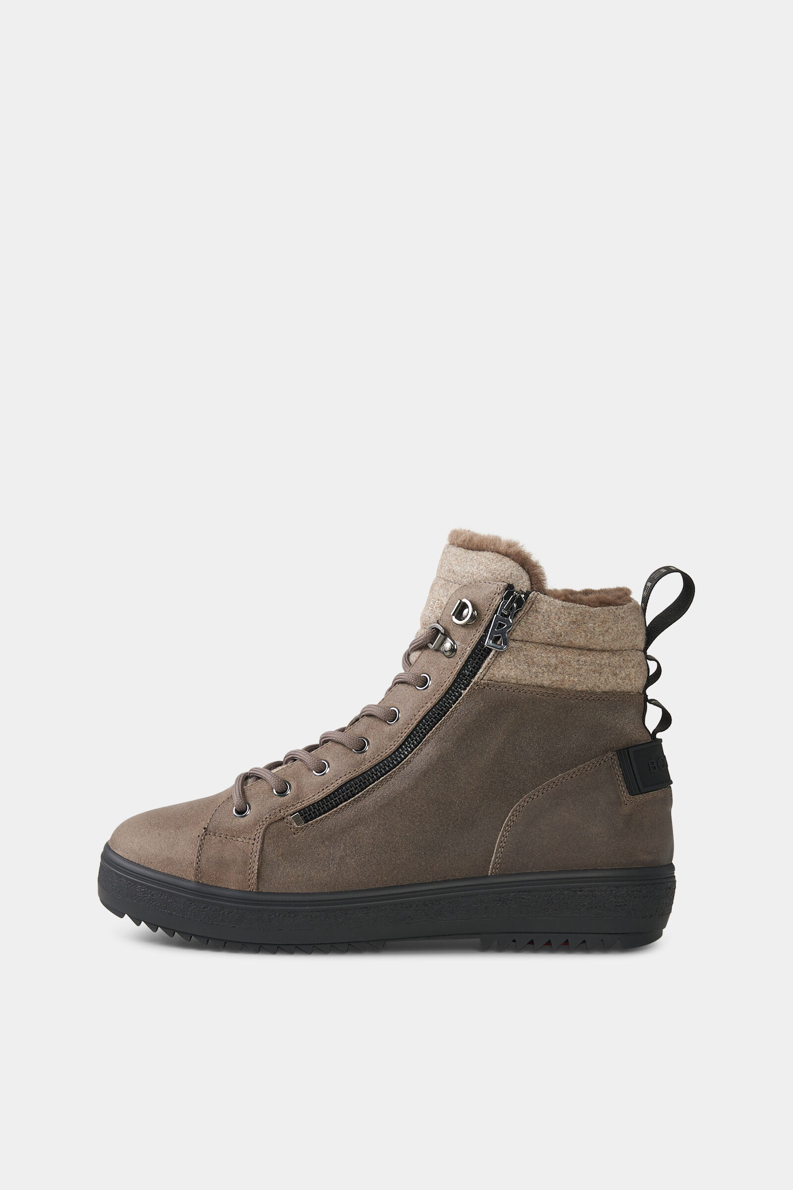 Mid Boots Anchorage with spikes Taupe