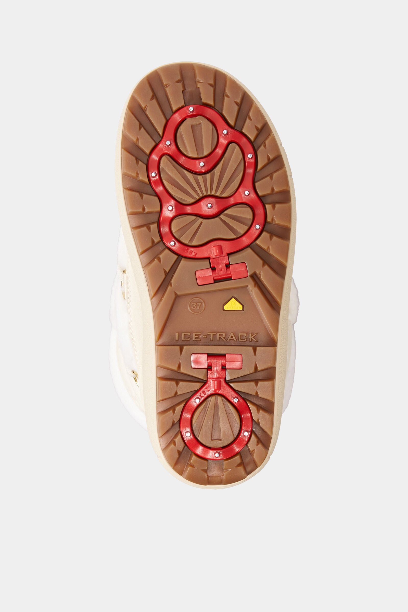 Snow Boots Chamonix mit Spikes Off-White