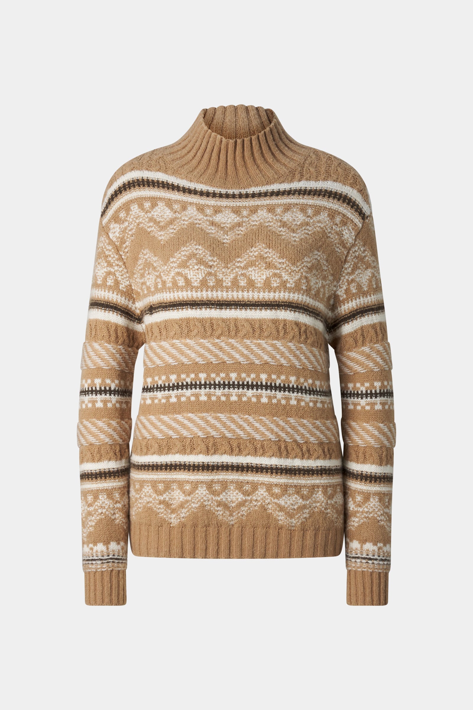 Pink Norwegian Pullover Camel