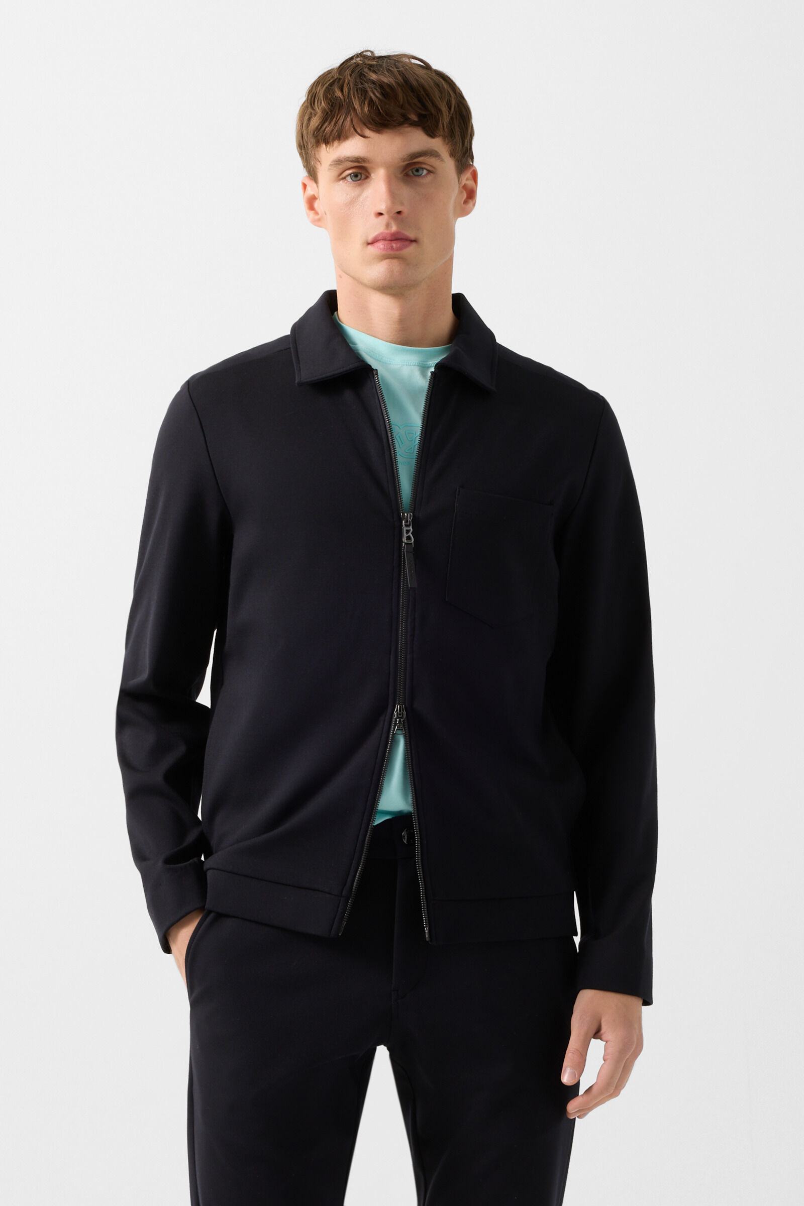 Ringo jersey jacket Navy blue