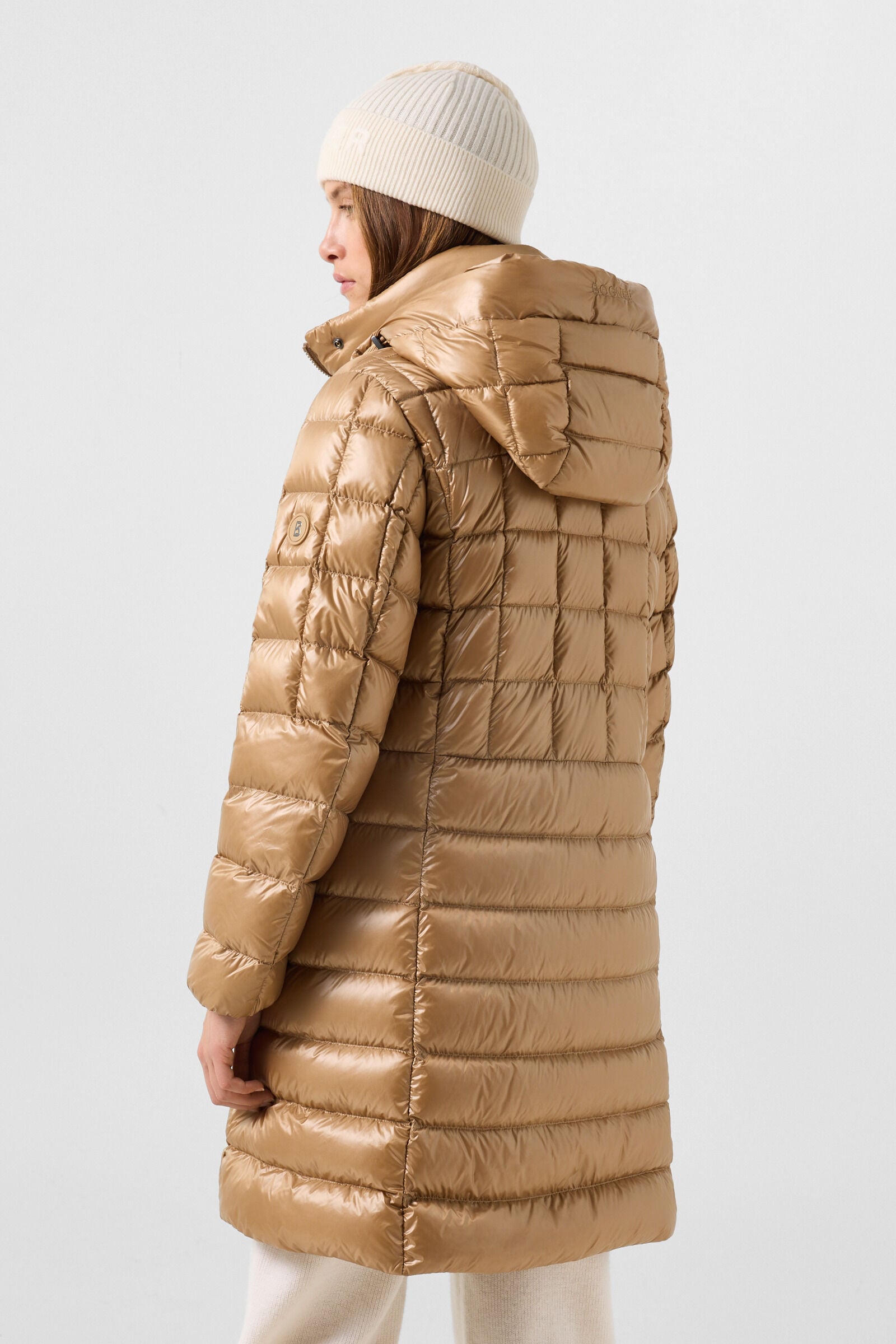 Meryl down coat Camel