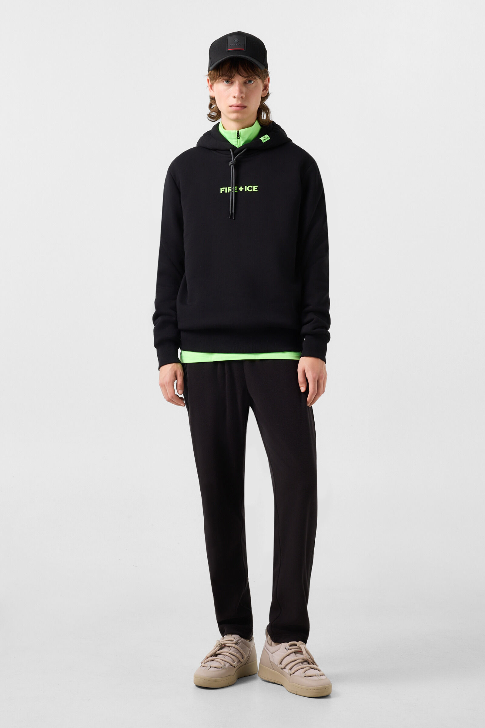 Covell Cotton Hoodie Black