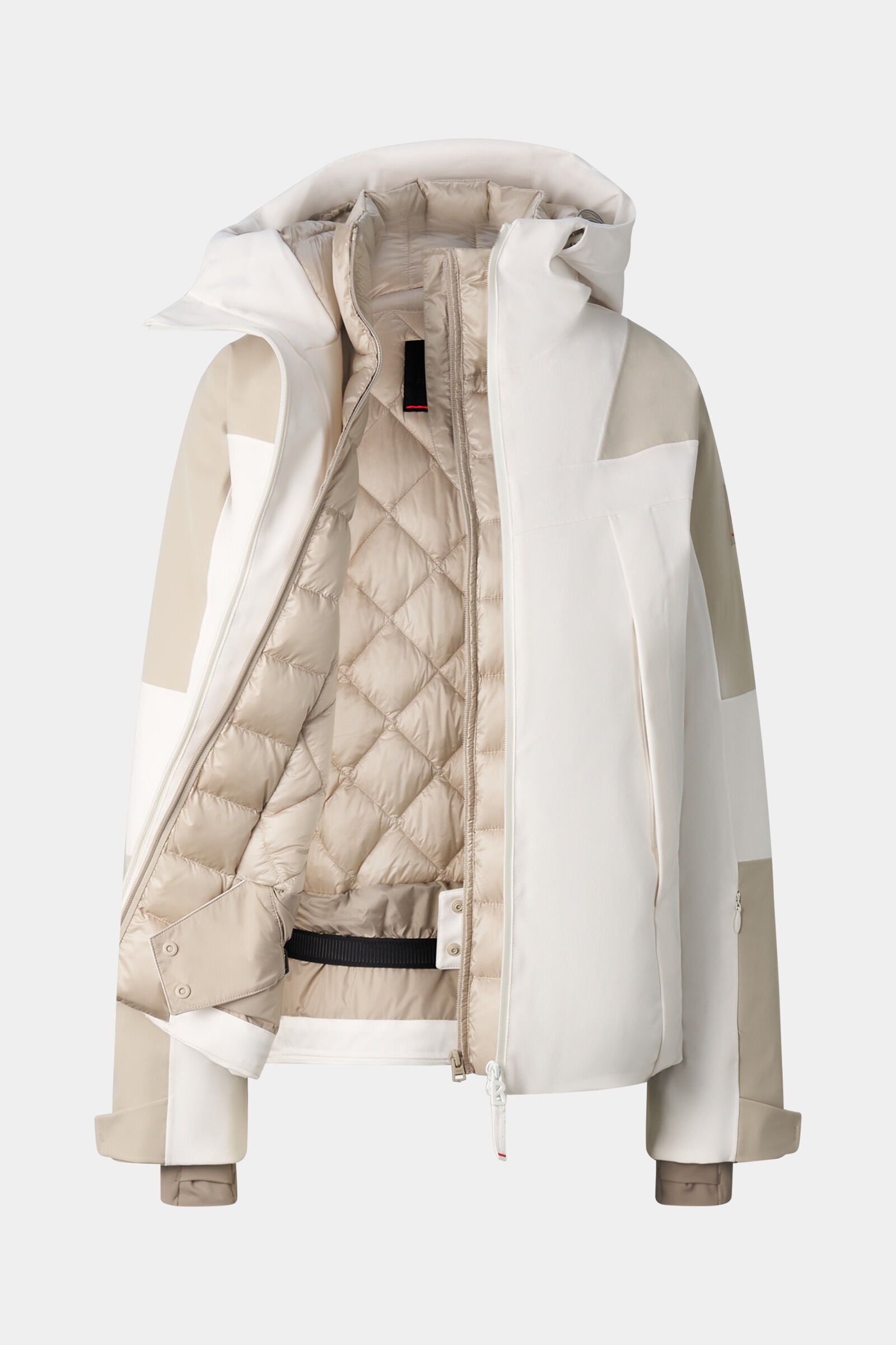 Skijacke Tinka Wei&szlig;/Beige