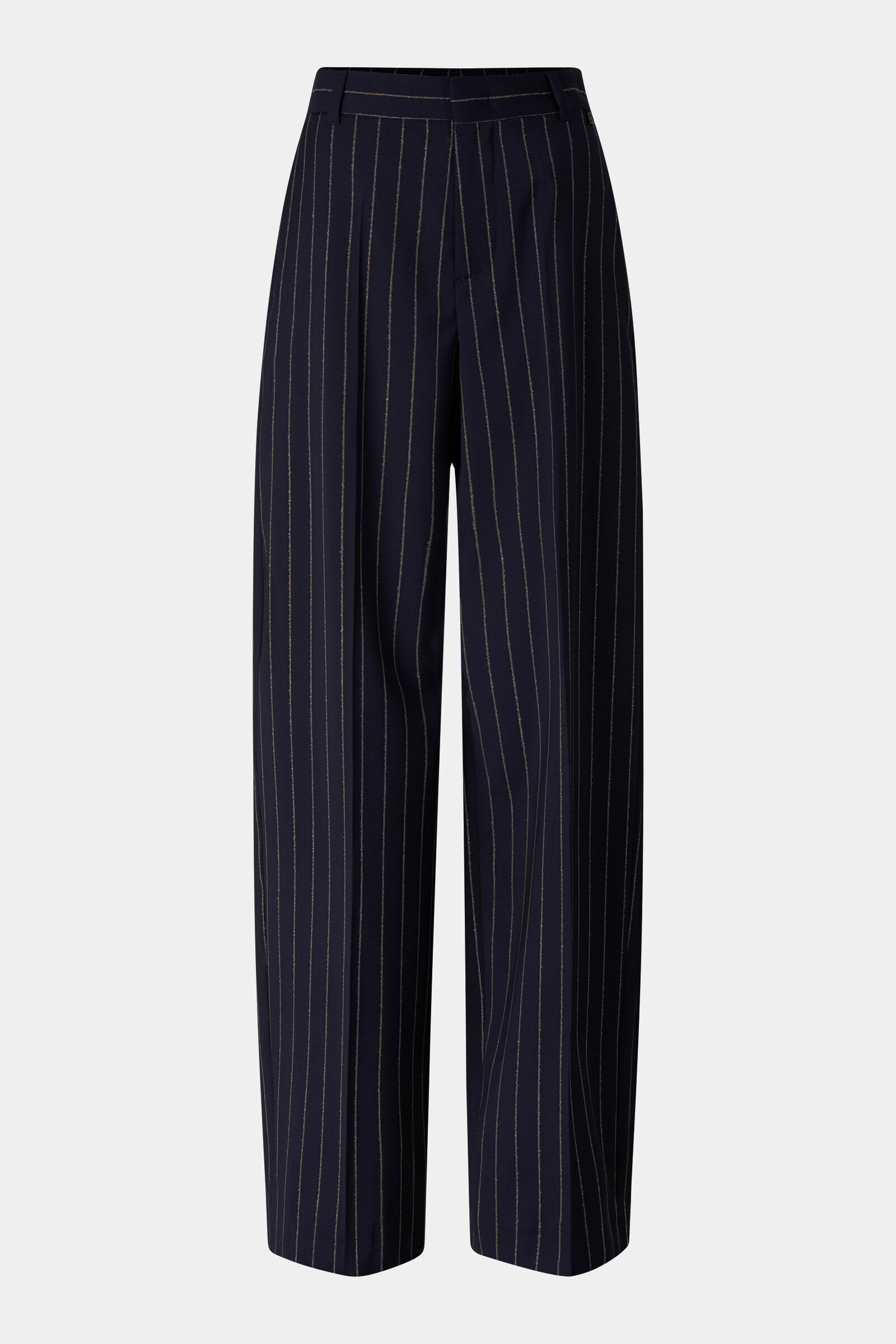 Schurwoll-Hose Joya Navy-Blau