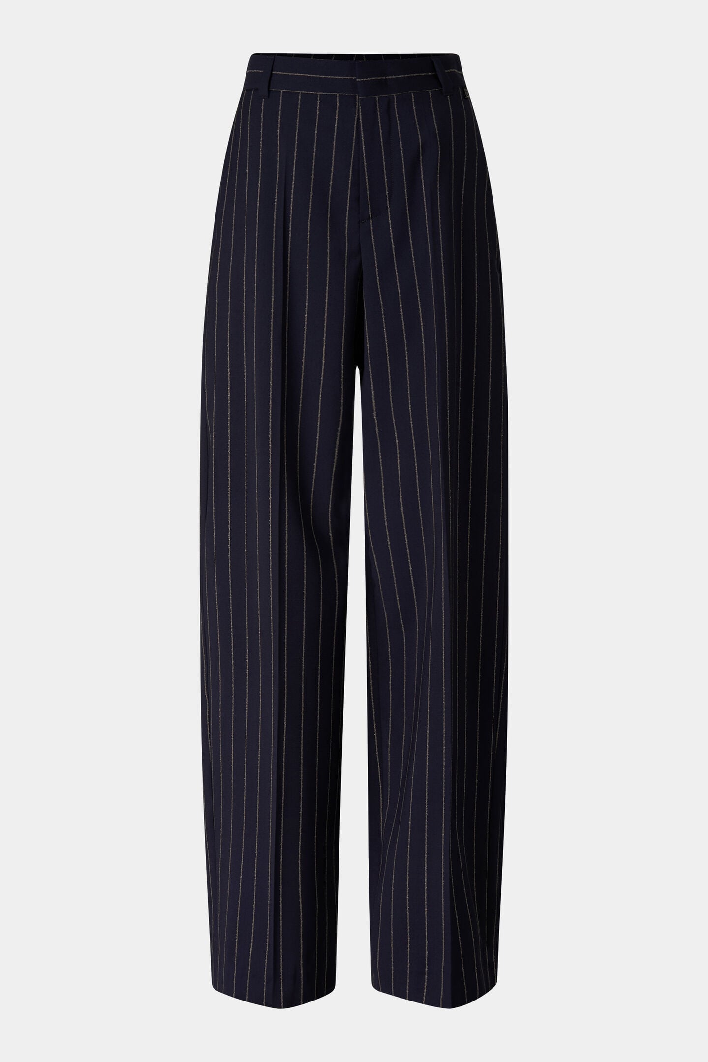 Schurwoll-Hose Joya Navy-Blau