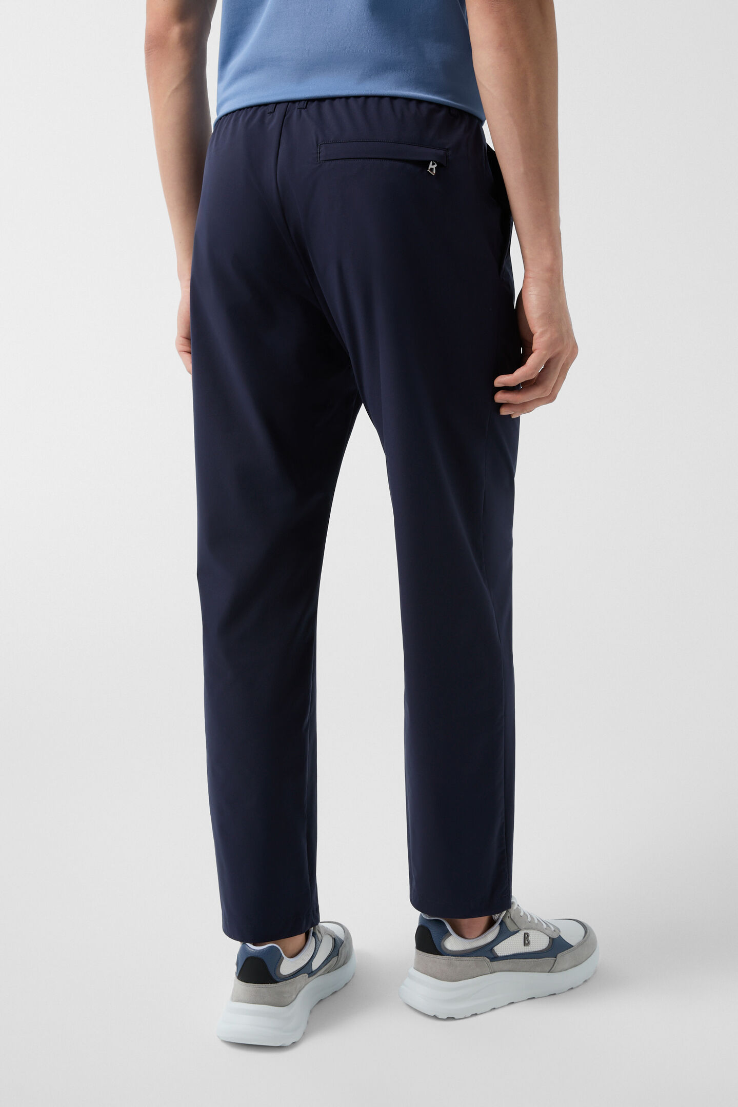 Marcus stretch broek Marineblauw