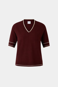 Chiri knitted shirt Wine red Chiri knitted shirt Wine red