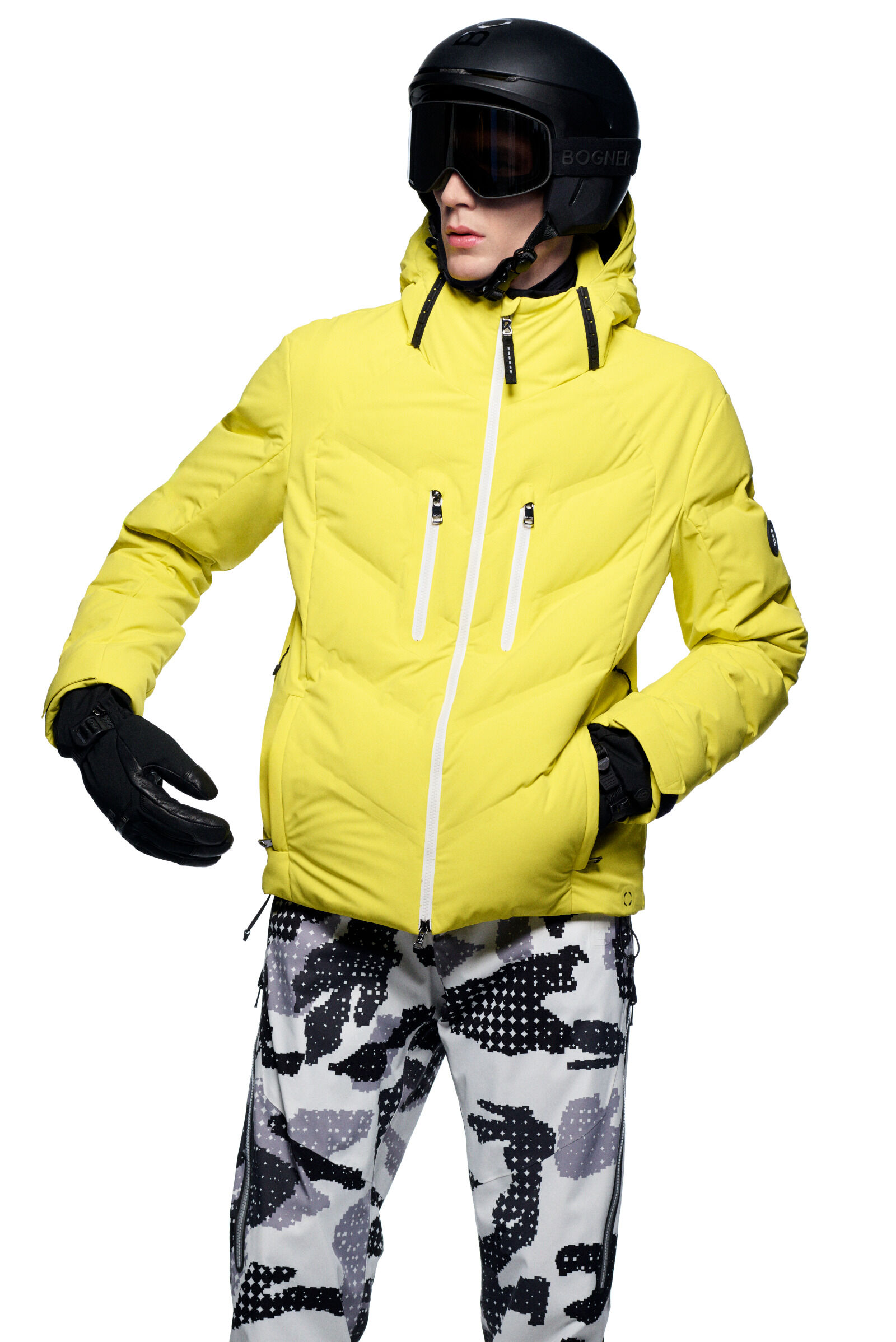 Bogner yellow ski jacket sale