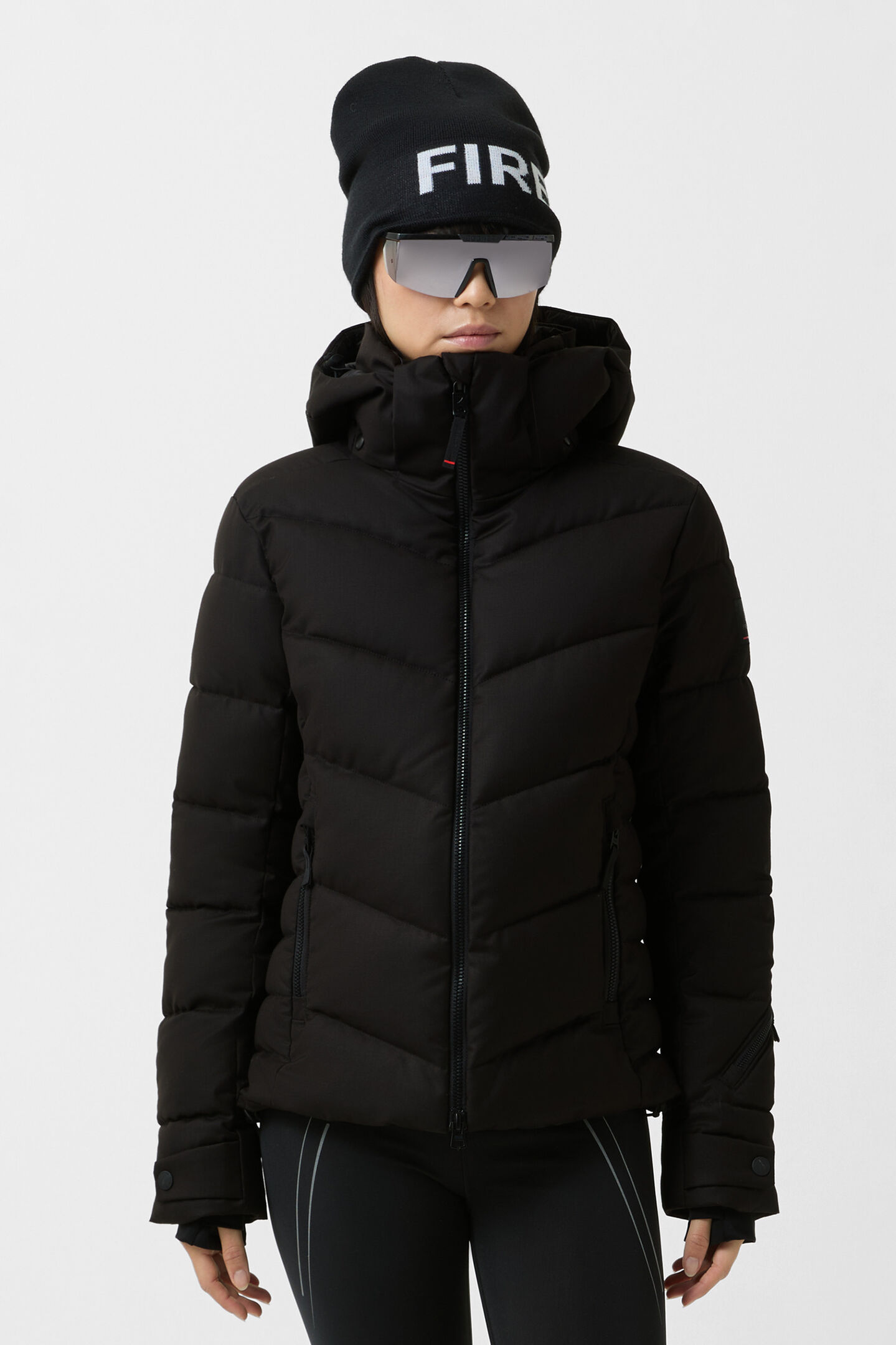 Saelly quilted jacket Black