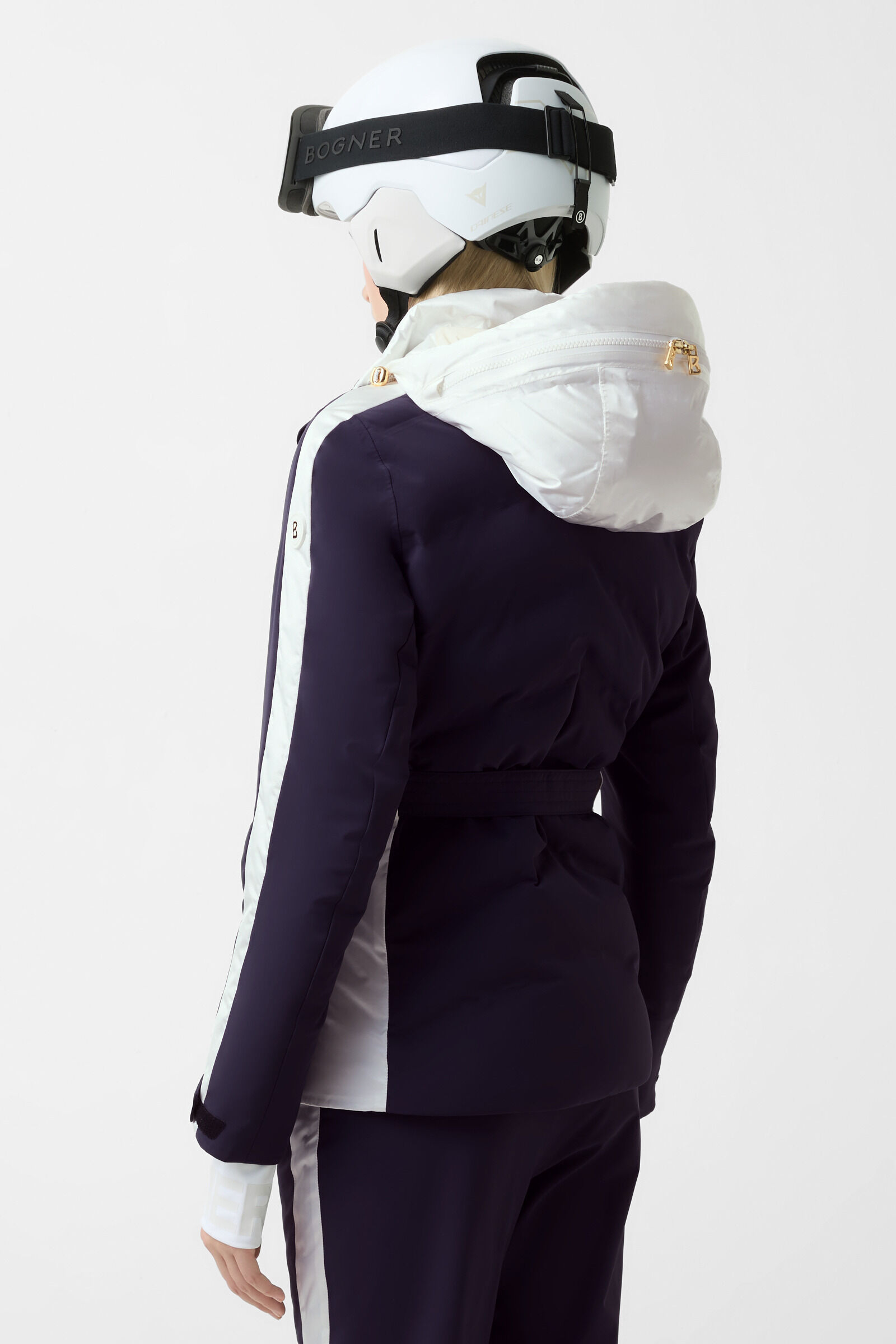 Kira quilted jacket Navy blue/white