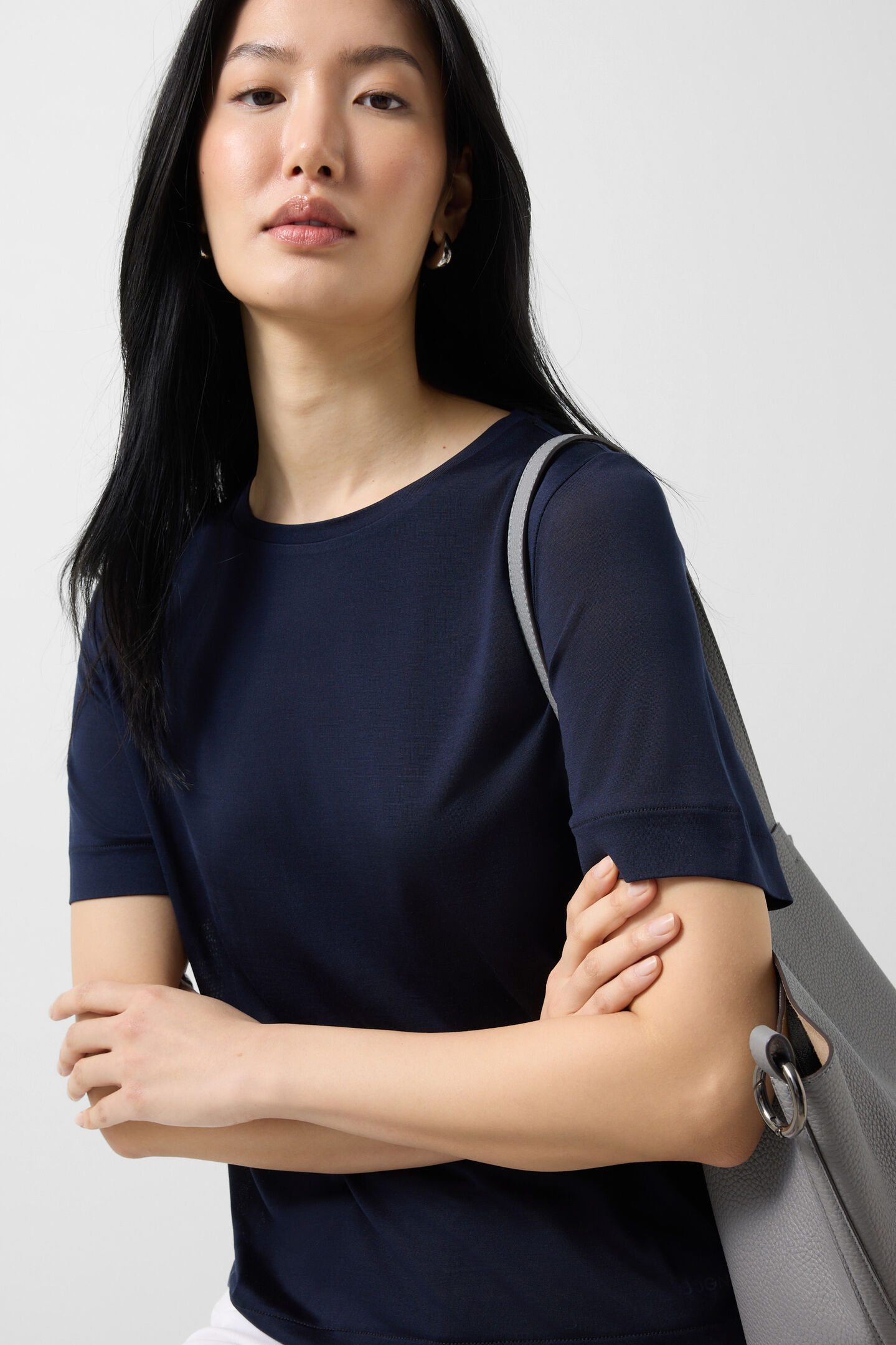 Silk shirt Sienna Navy blue