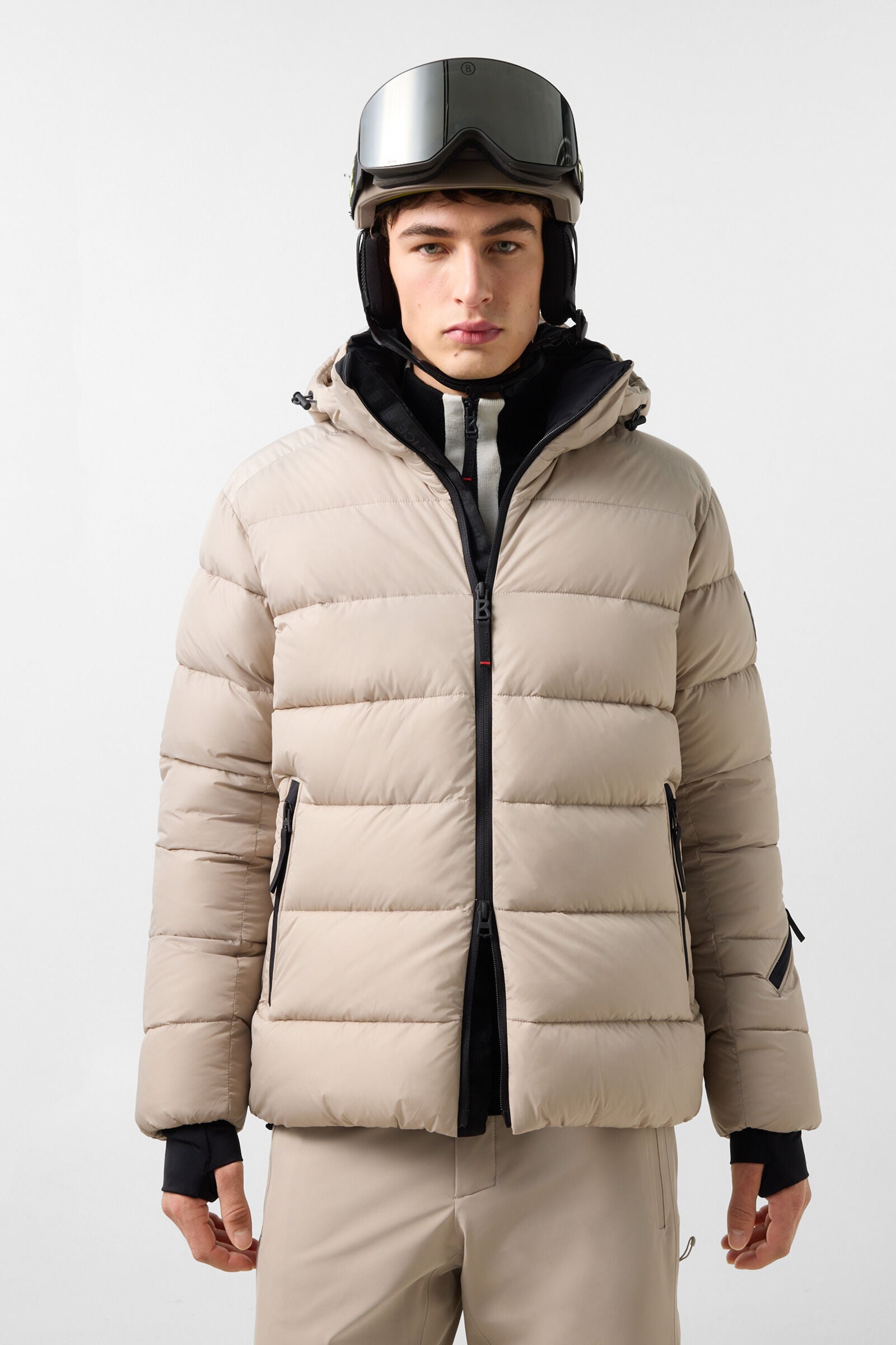 Skijacke Luka Beige