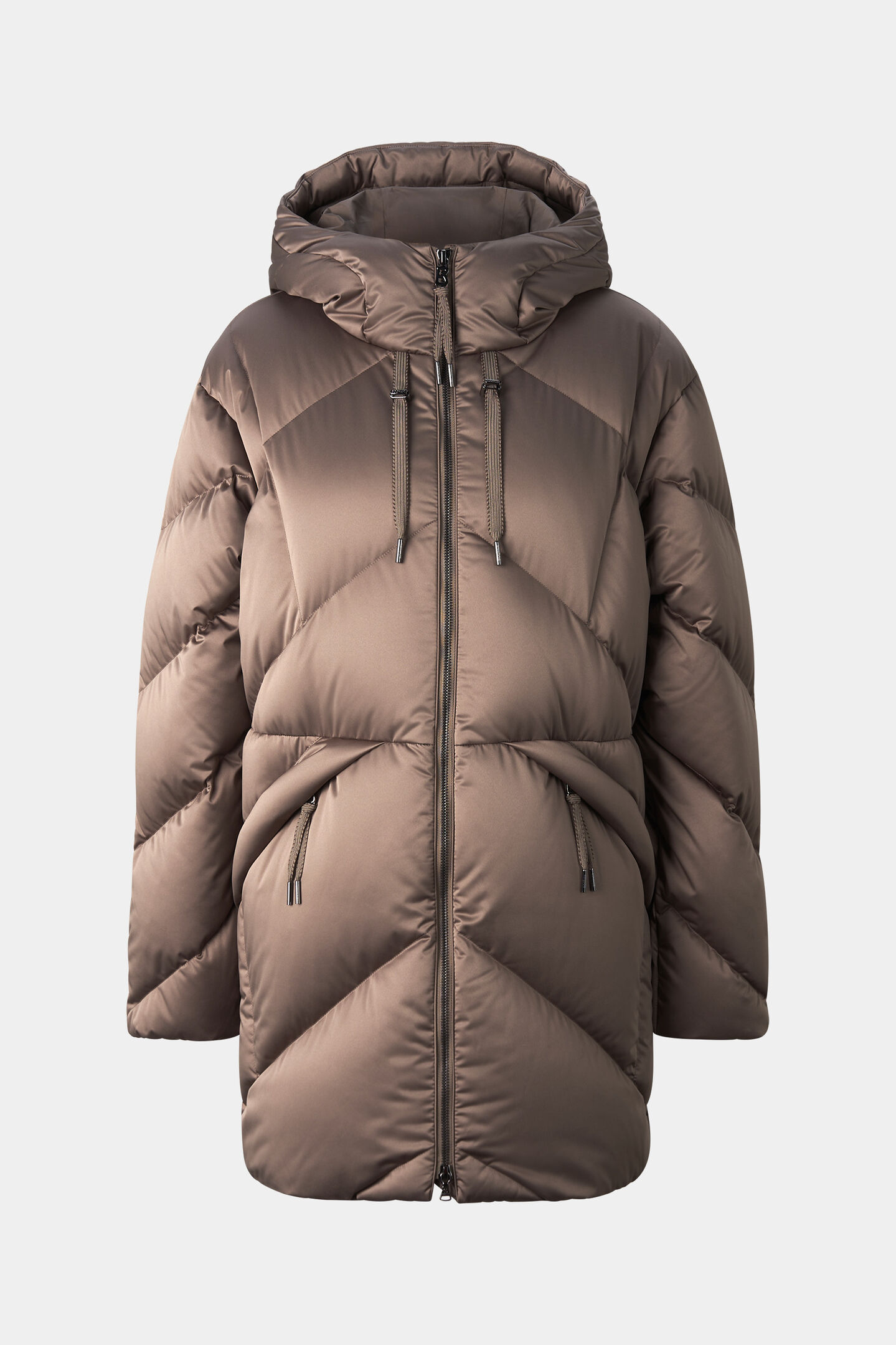 Glenda Down Parka Grey-brown