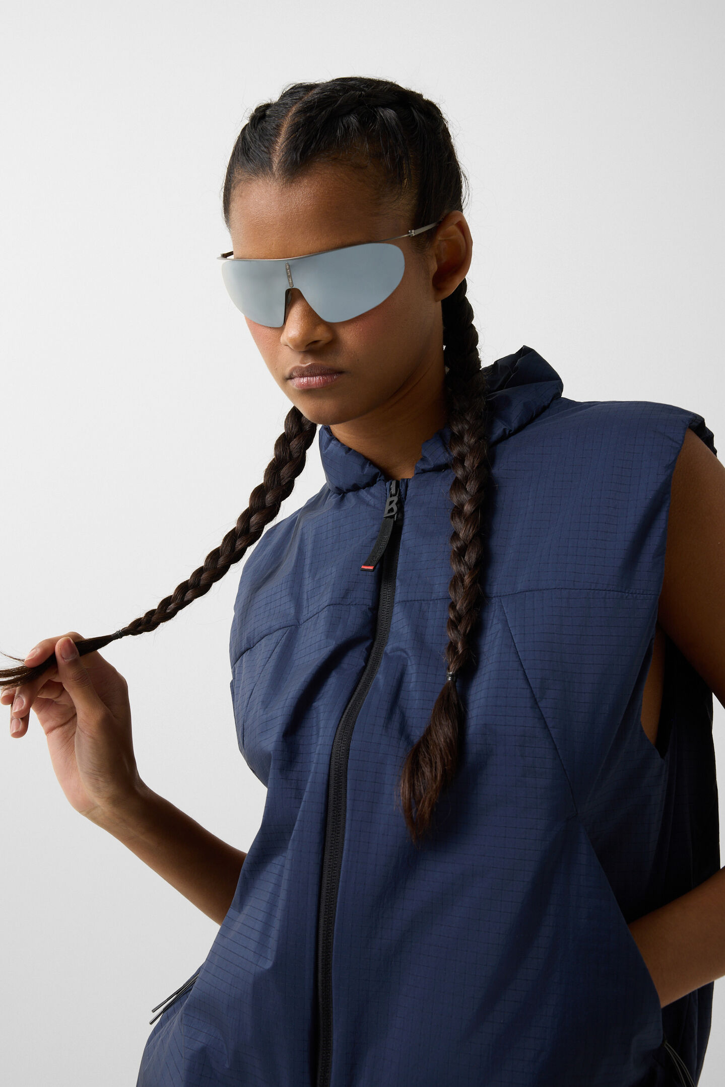 Lightweight functional waistcoat Kaila Dark blue