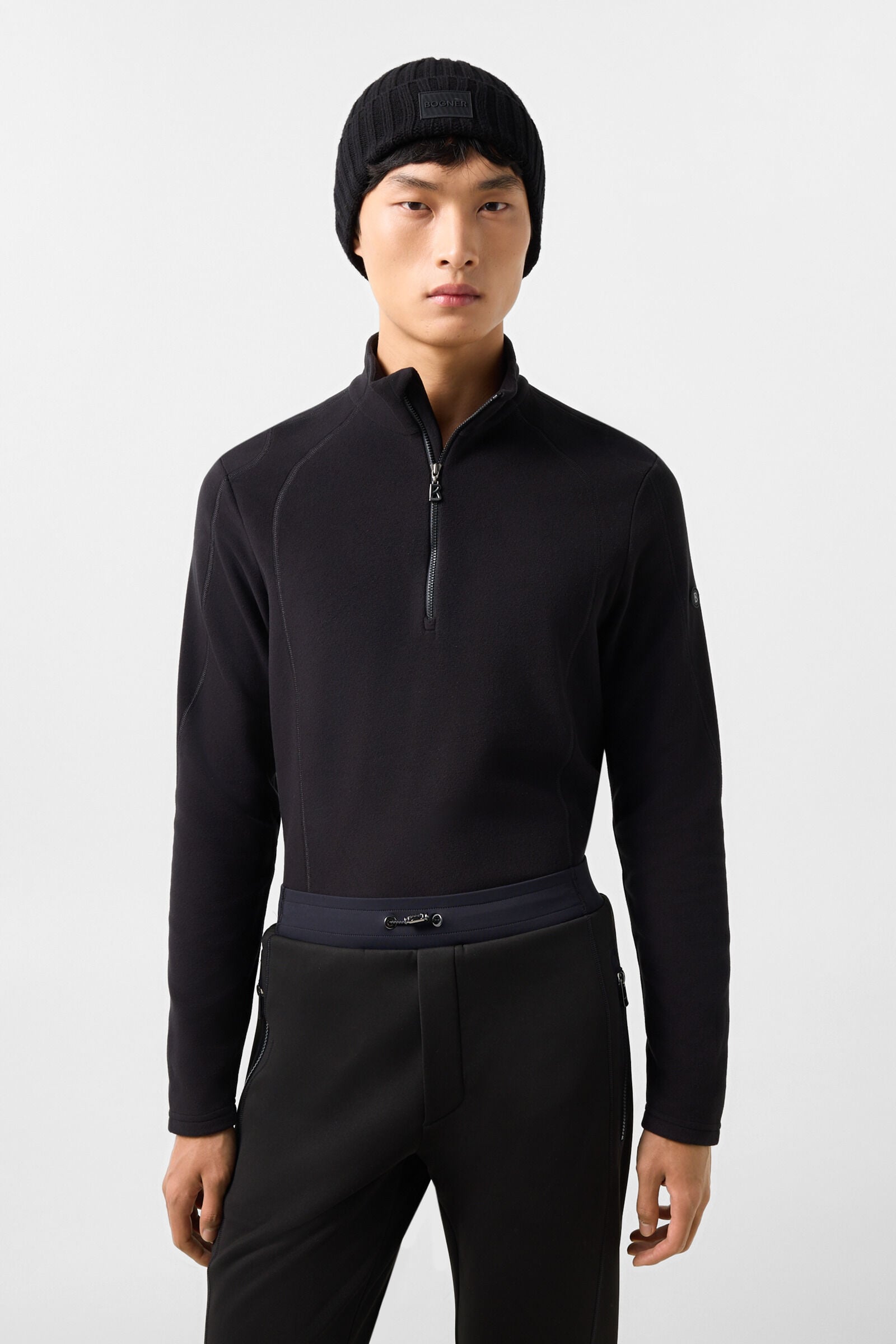 Harry Fleece Base Layer Black