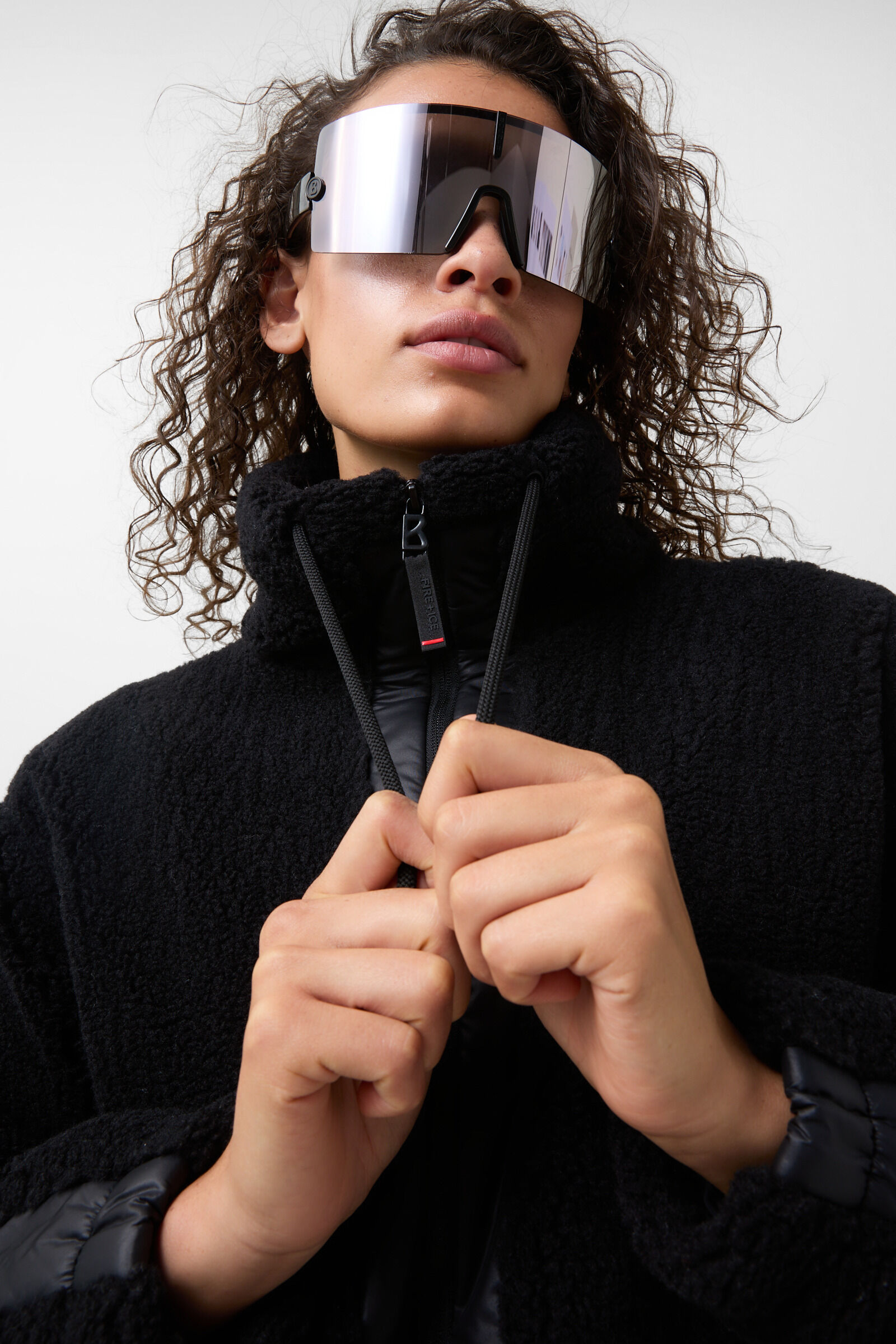 Teddy midlayer Ninetta Black