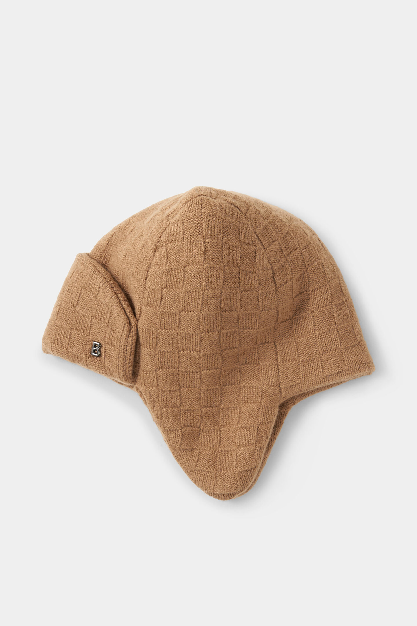 Schurwoll-Fliegermütze Madison Camel