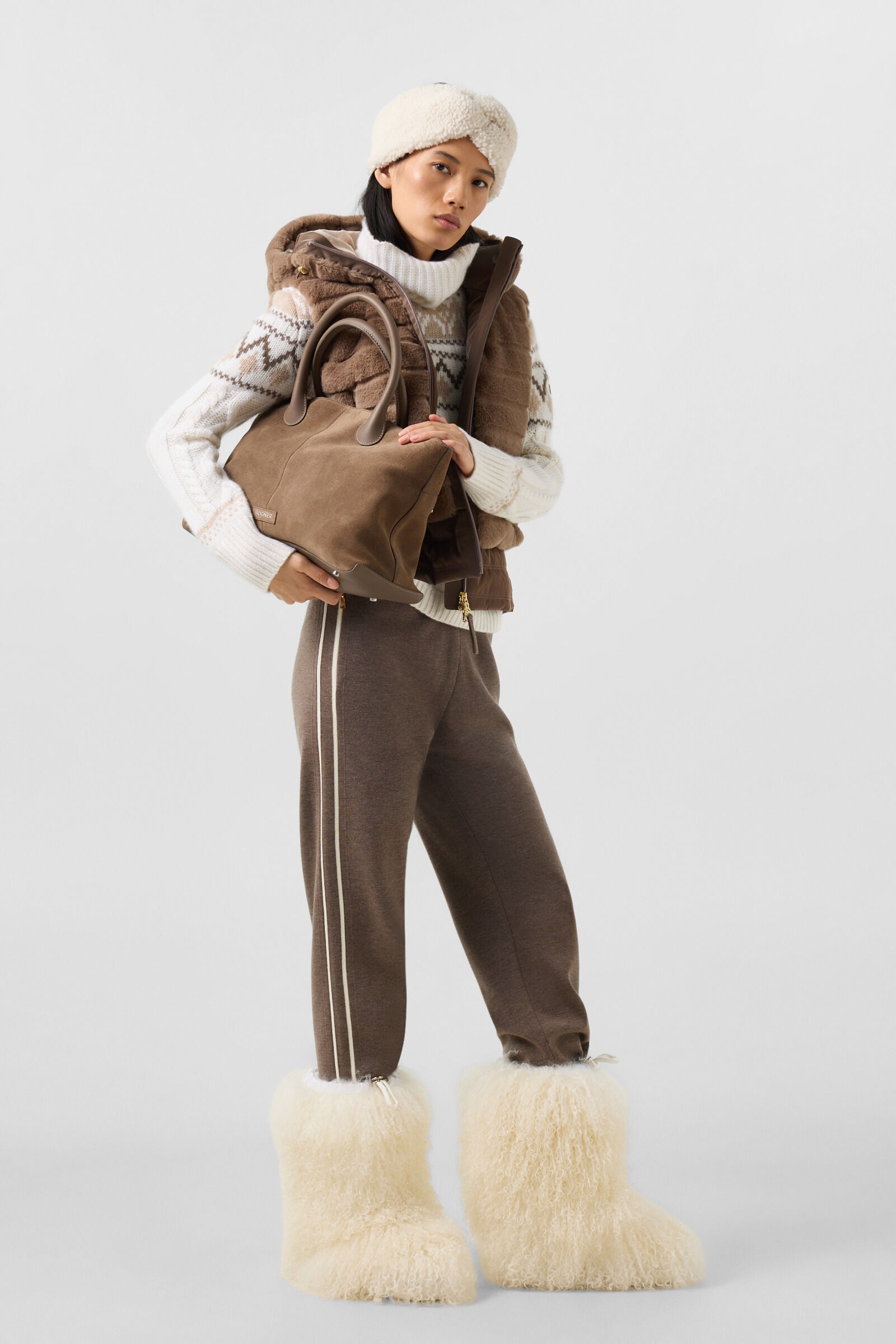 Kaschmir-Pullover Lorely Off-White/Beige